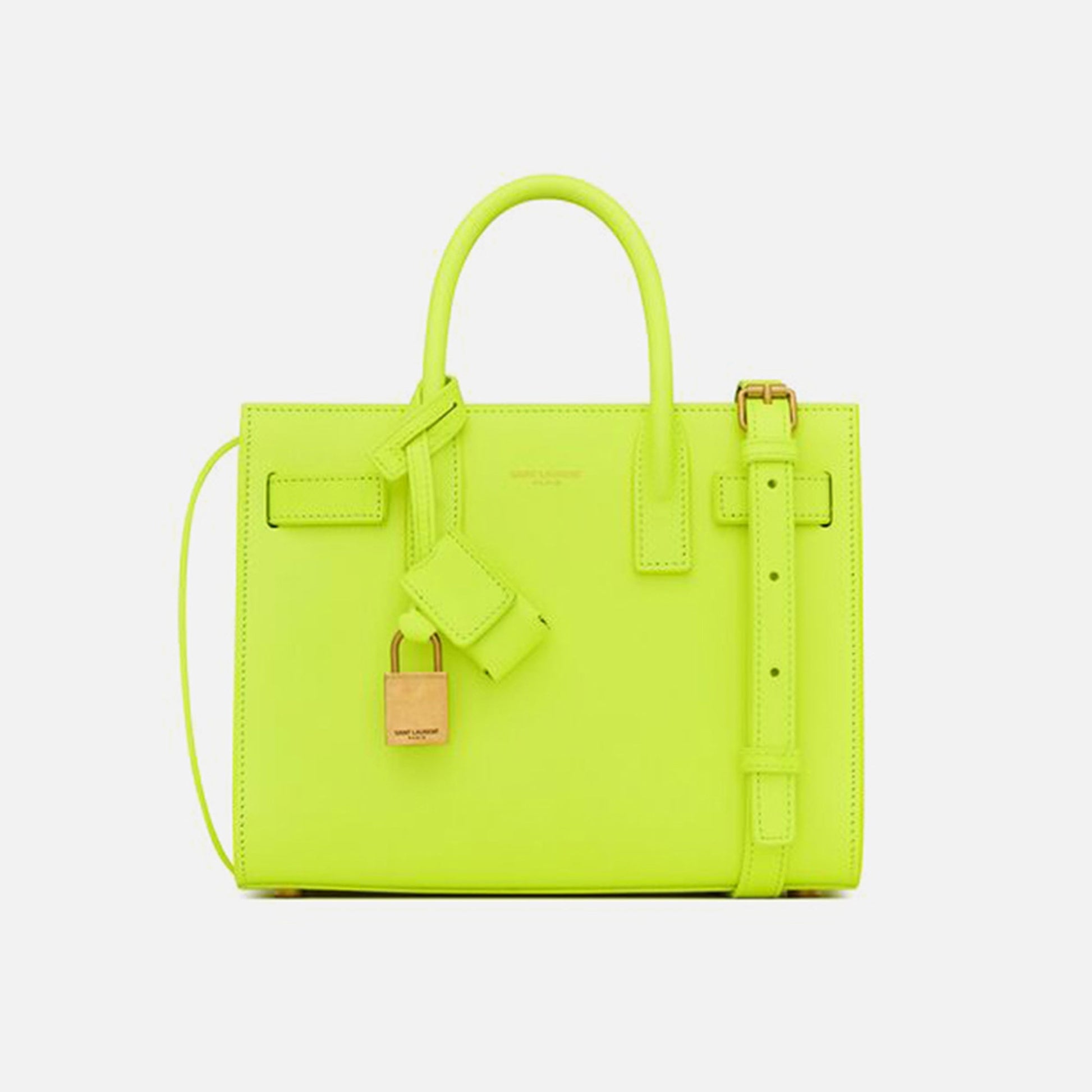 Saint Laurent YSL SDJ Nano Bag - Safety Yellow