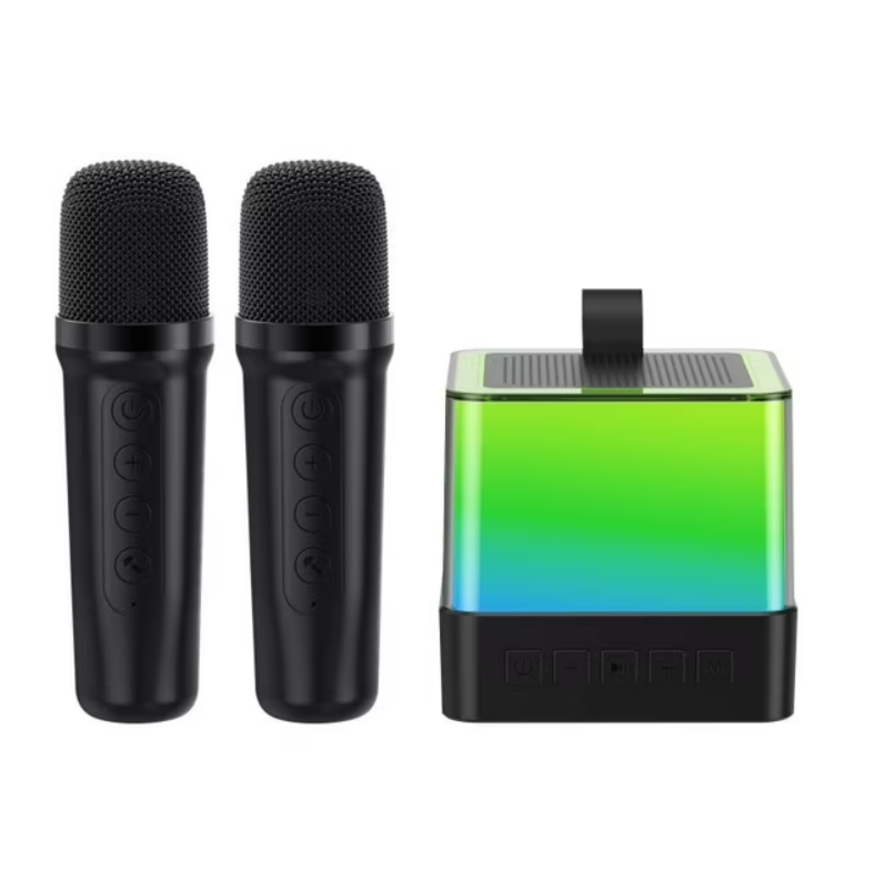 AHANSI Karaoke Machine for Kids Adults,Portable Bluetooth Speaker with 2 Mics Easter Birthday Gifts Toys for Girls Boy (Black£©