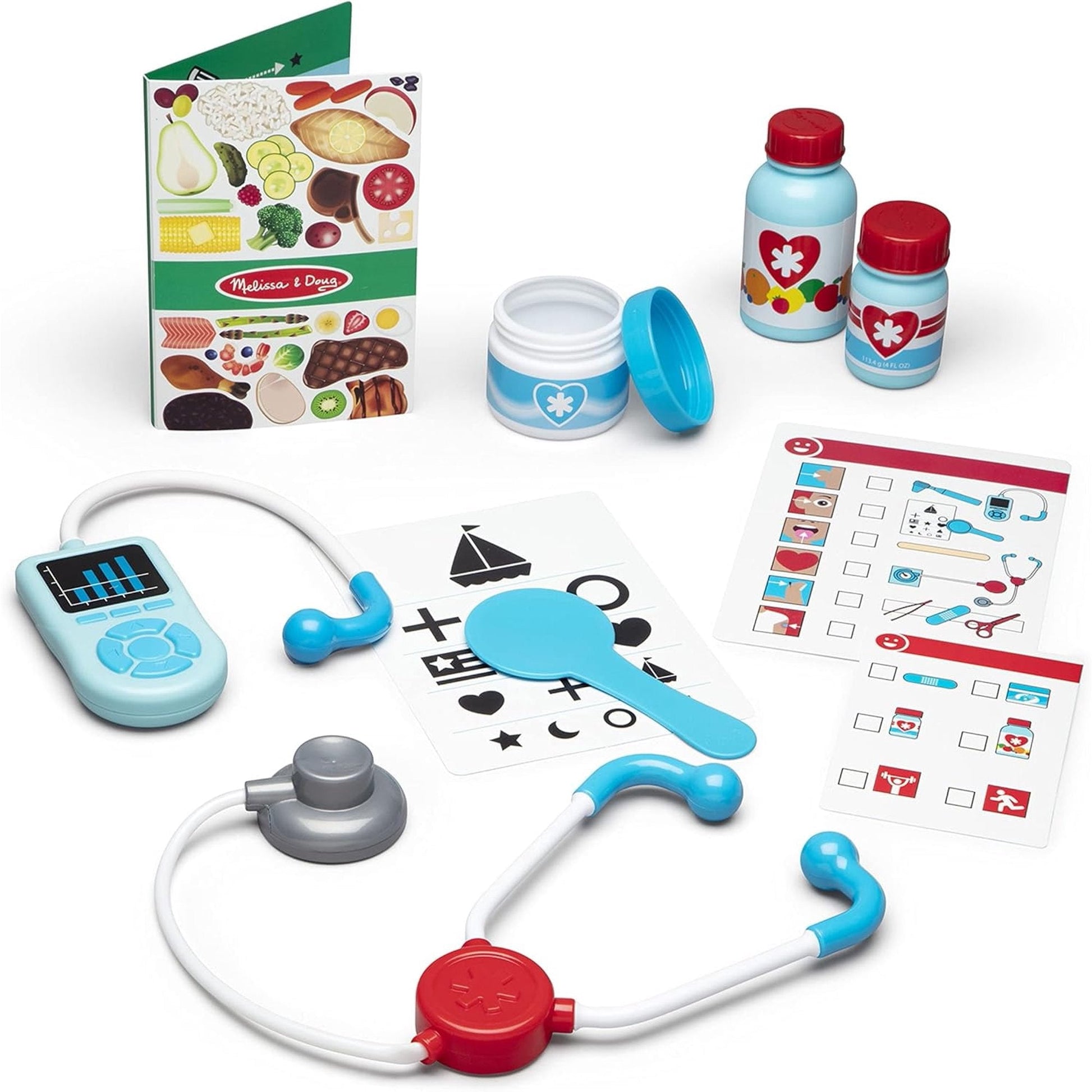 Get Well Doctor¡¯s Kit Play Set  25 Pieces Realistic Toy Doctor Role Play Set for Toddlers Kids Ages 3+  Encourage Imaginative Play, Perfect for Home Preschool