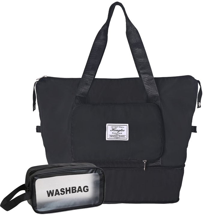 TRANSLINK Women Gym Bag with Toiletry Bag Lightweight Waterproof Multi Compartment