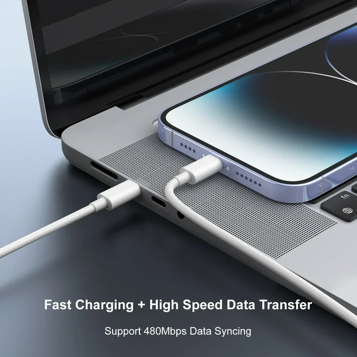 USB C Charger iPhone 16 15 Charger, MFi Certified 2 Pack 20W PD White Fast Charger Block with 6FT USB C Cable Compatible with iPhone 16/15, iPad, Galaxy, Android