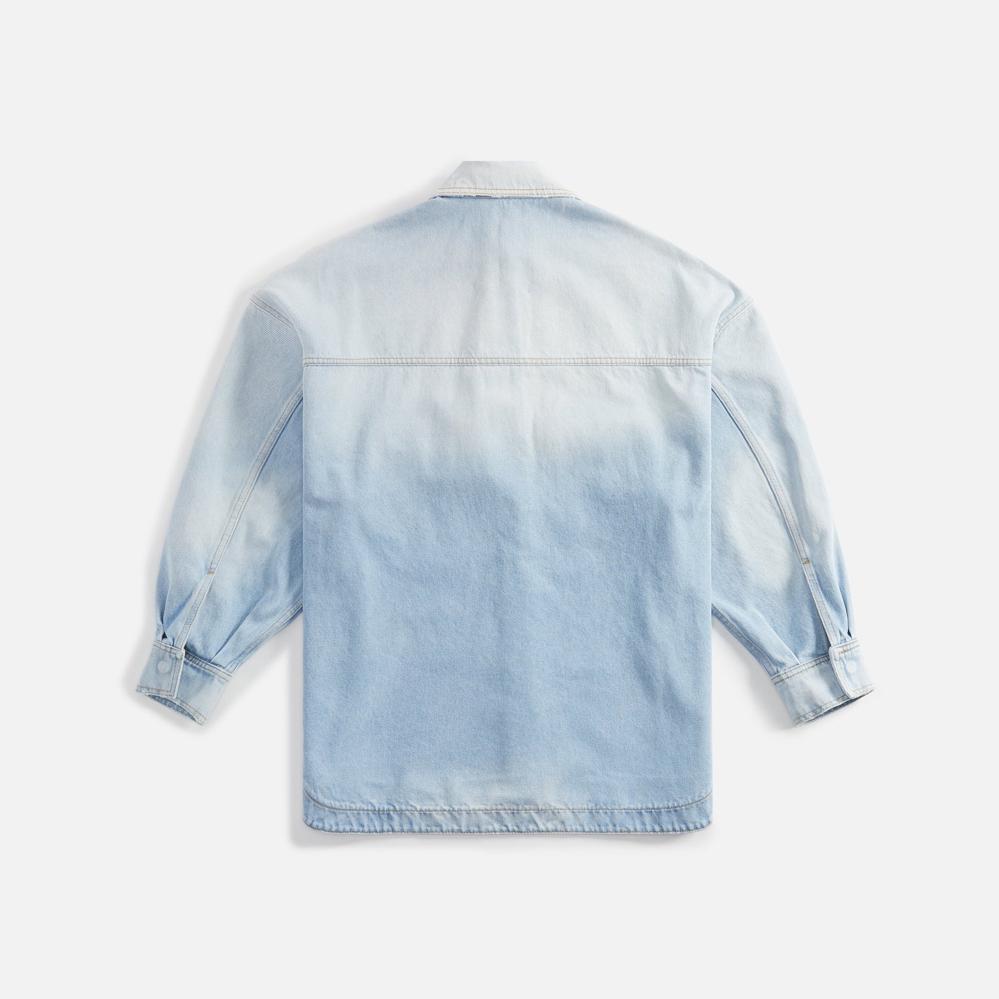 The Attico Short Coat - Sky Blue