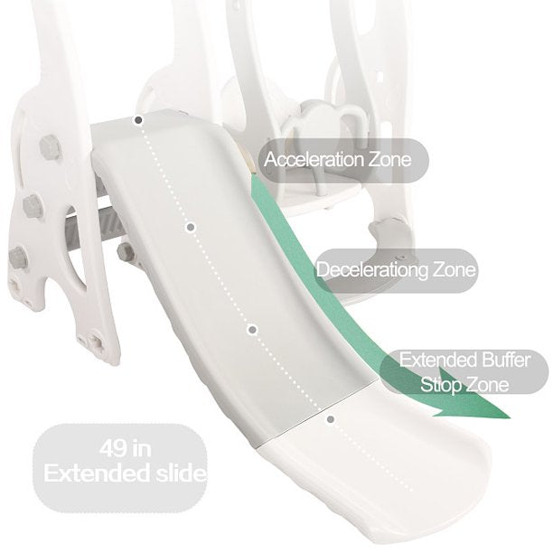 Children's slide indoor household multi-function slide swing combination small amusement park baby toy thickening