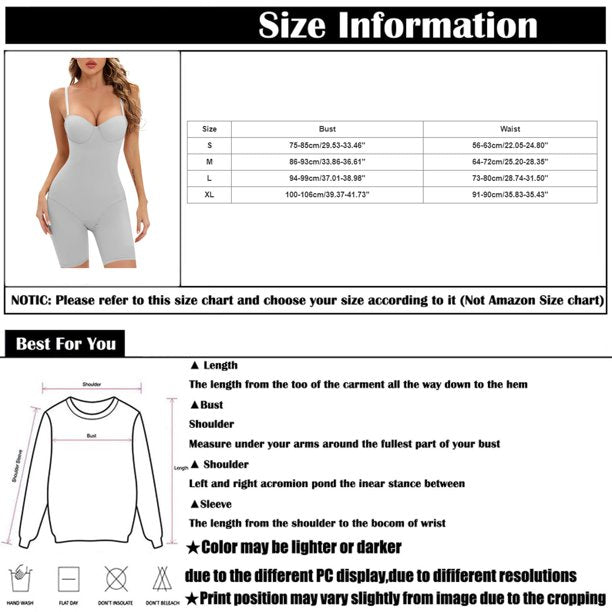 Summer Essentials OTEMRCLOC 2023 Women's Abdominal Body Shaping Underwear Postpartum Body Shaping Clothing White L