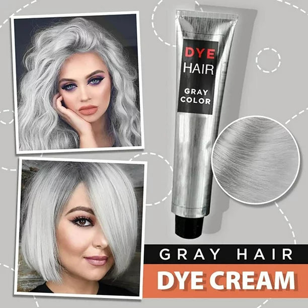 TYMEIK Color Freedom Metallic Glory Silver Blonde Permanent Hair Dye, Professional Easy Mix Metal Grey Tone Effect with Gentle Conditioning Shea Butter & Argan Oil