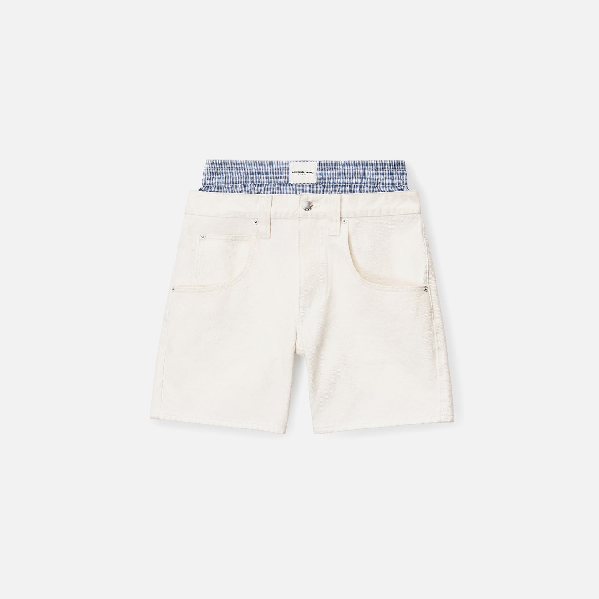 T by Alexander Wang Prestyled Boxer Boy Short - Moonshine