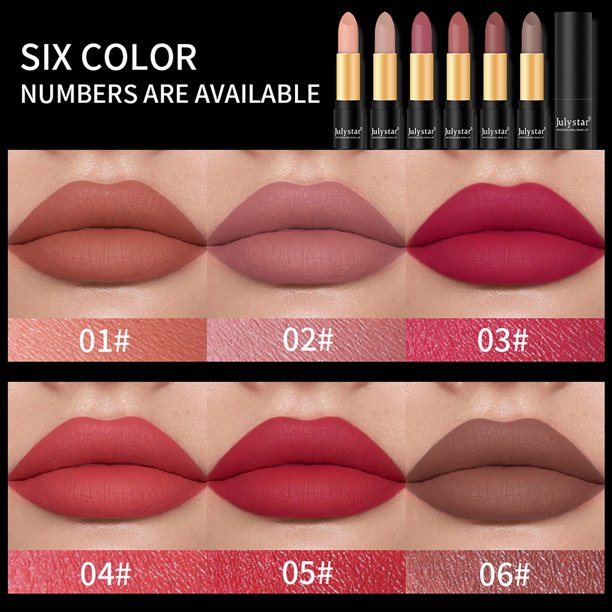 Clearance! MIARHB Matte Lipstick Matte Lipstick, Makeup Non-Stick Cup Non-Fading Beauty Makeup Lipstick 03#