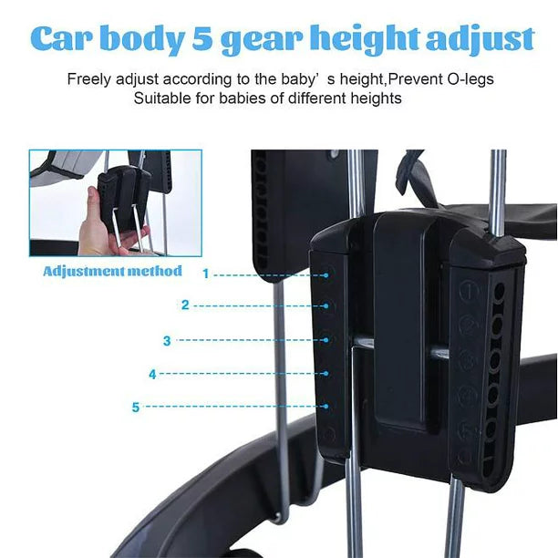 Baby walker 8-18 months multifunctional anti-o-leg anti-rollover the stroller can sit and push to learn to walk