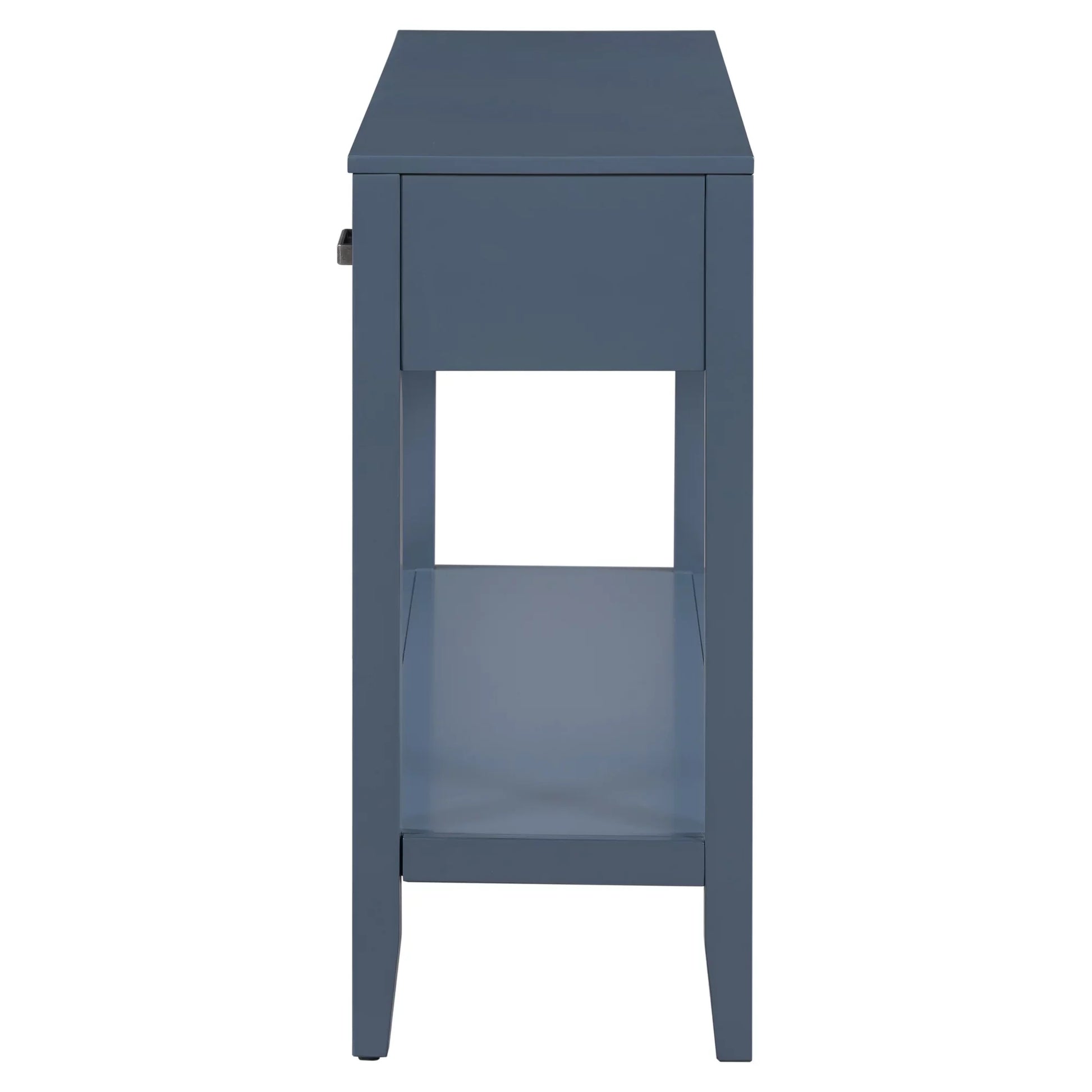 EUROCO 59.1" Long Console Table Sofa Table for Entryway with 3 Drawers and Storage Shelf for Living Room Hallway Foyer Office