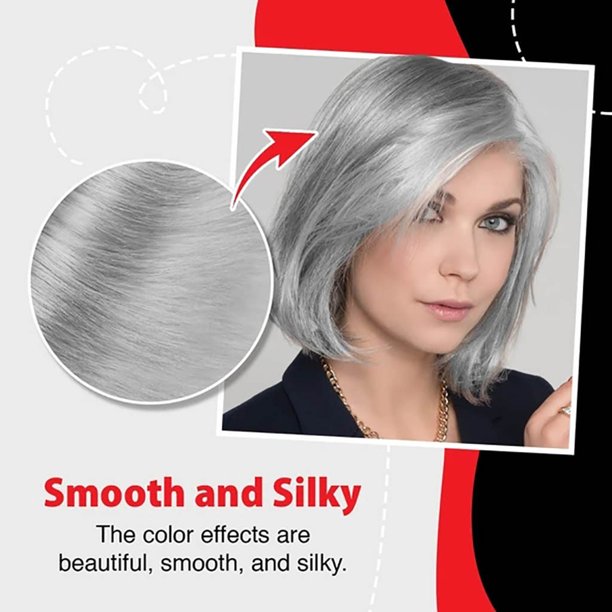 TYMEIK Color Freedom Metallic Glory Silver Blonde Permanent Hair Dye, Professional Easy Mix Metal Grey Tone Effect with Gentle Conditioning Shea Butter & Argan Oil