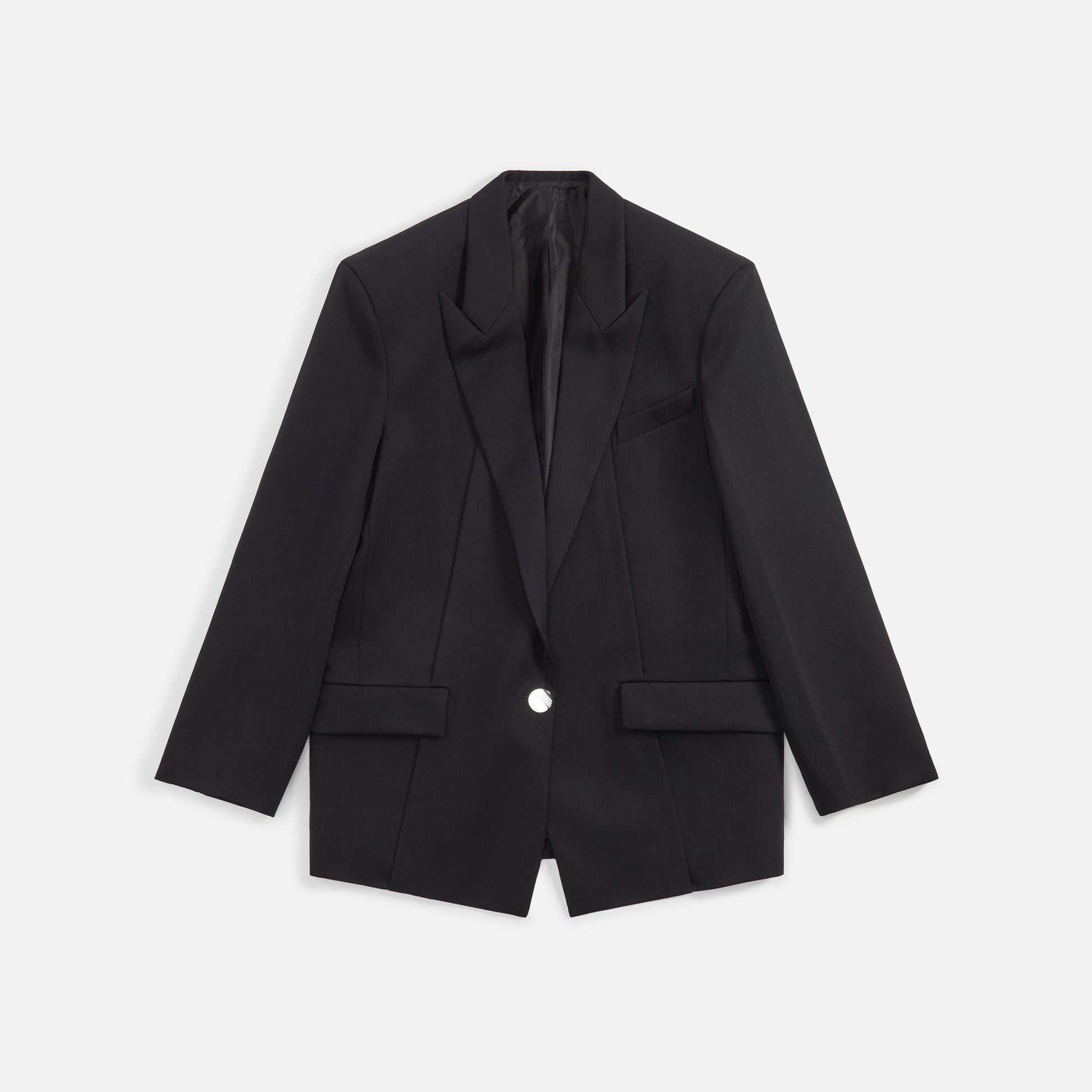 The Attico Glen Blazer - Black
