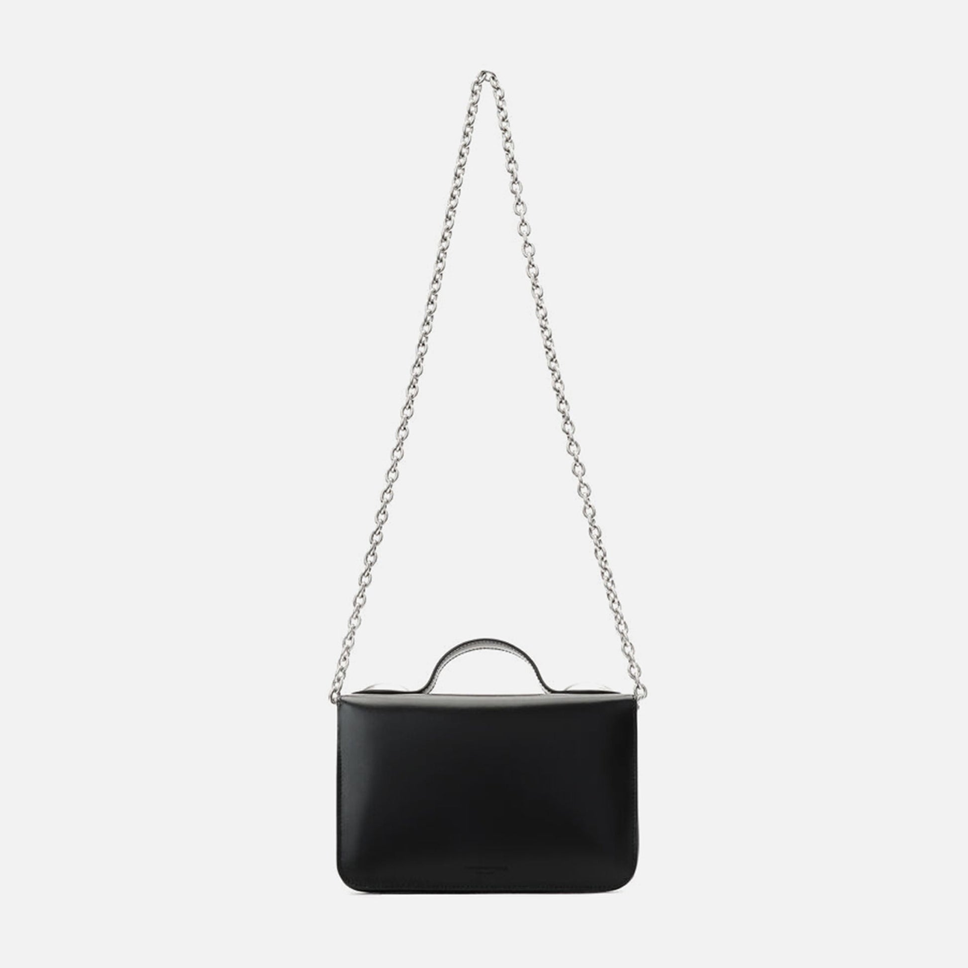 Alexander Wang Dome Structured Pochette with Removable Chain Strap - Black
