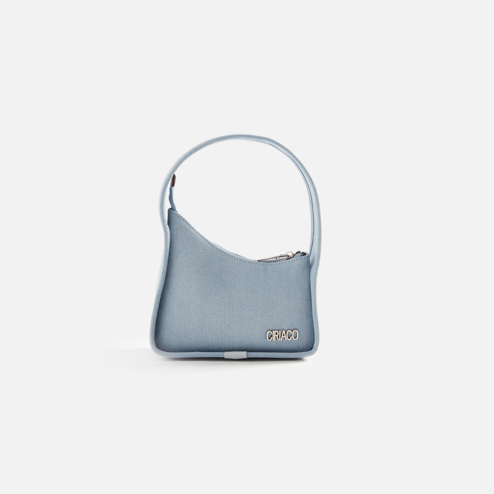 CIRIACO Ashley Minimalist Denim Baguette - Blue