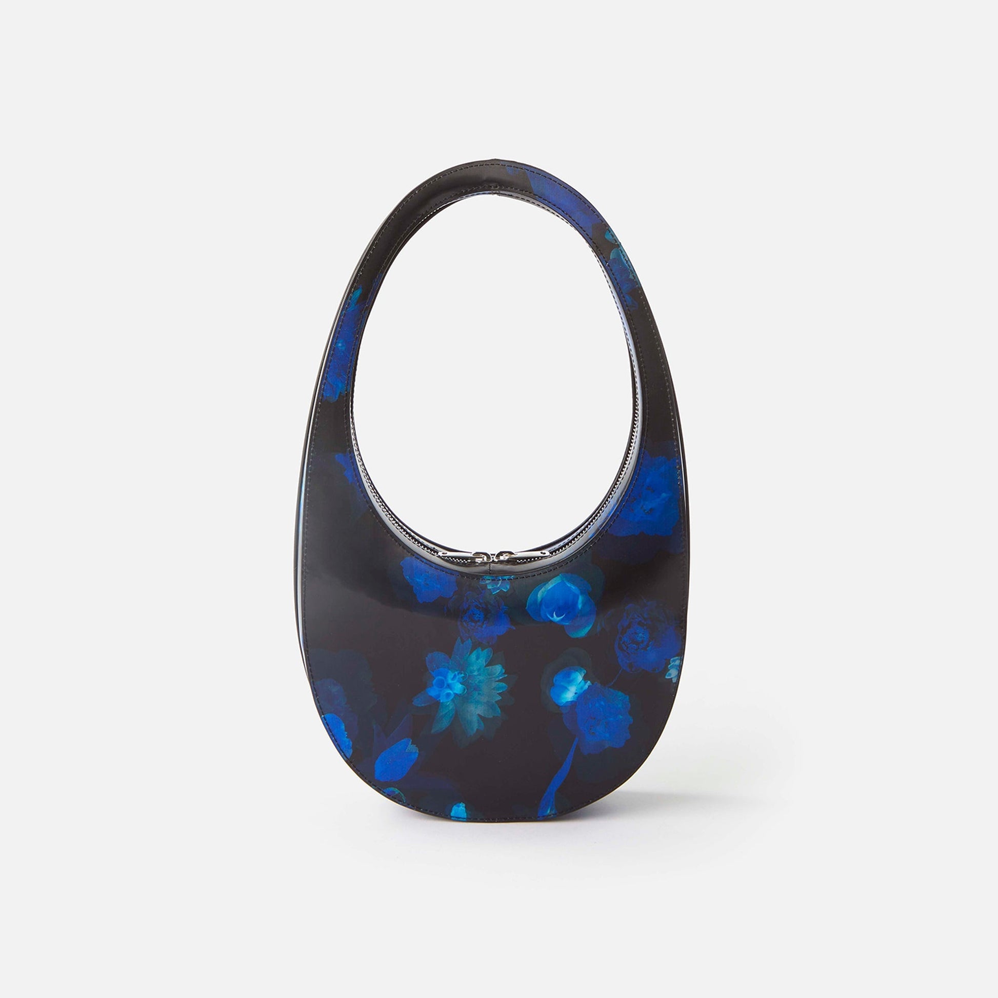 Coperni Holographic Swipe Bag - Blue Black