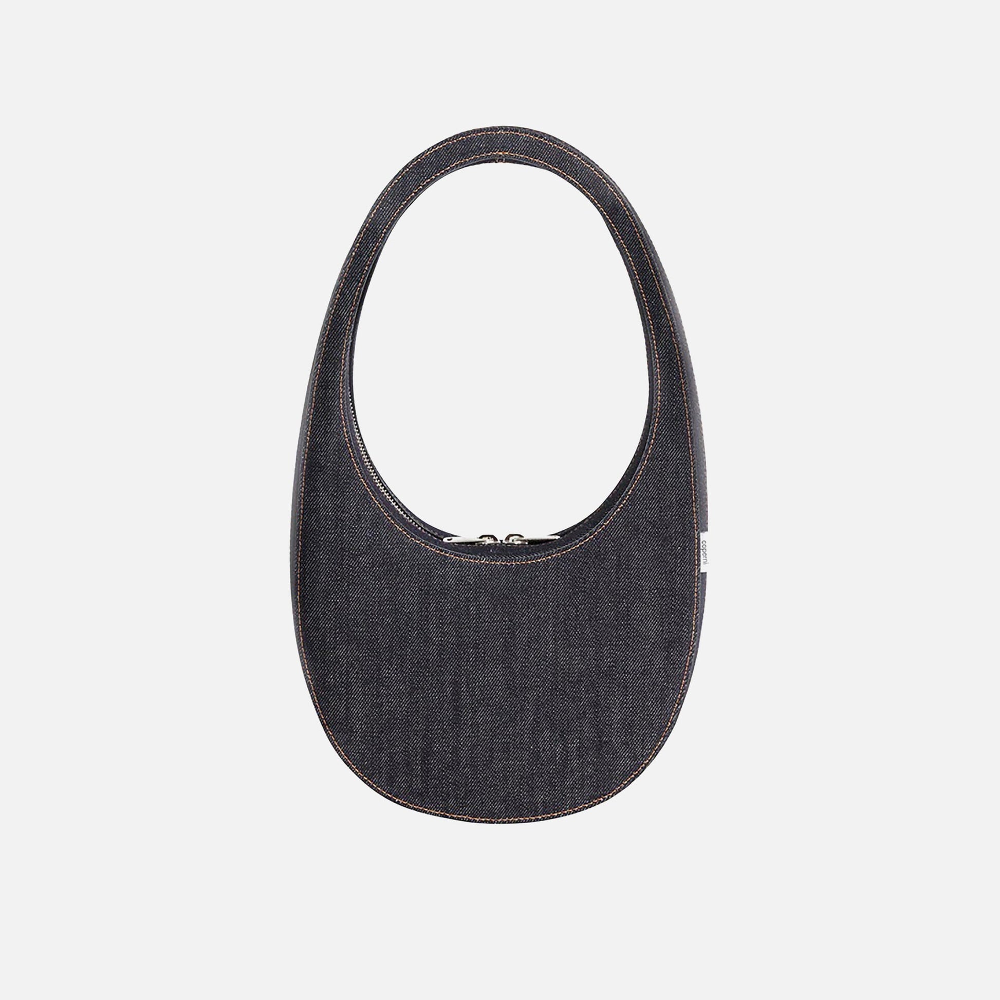 Coperni Denim Swipe Bag - Dark Navy