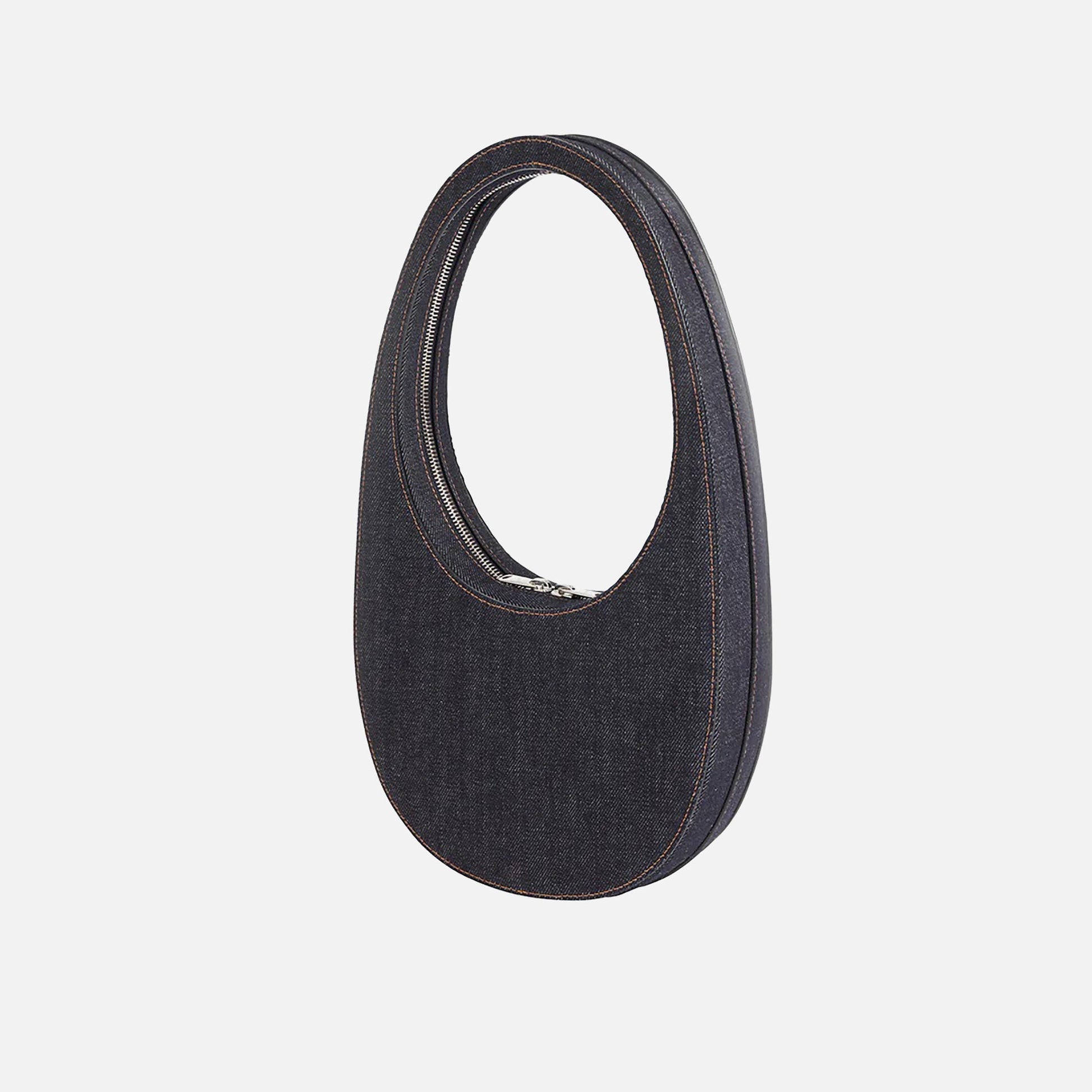 Coperni Denim Swipe Bag - Dark Navy