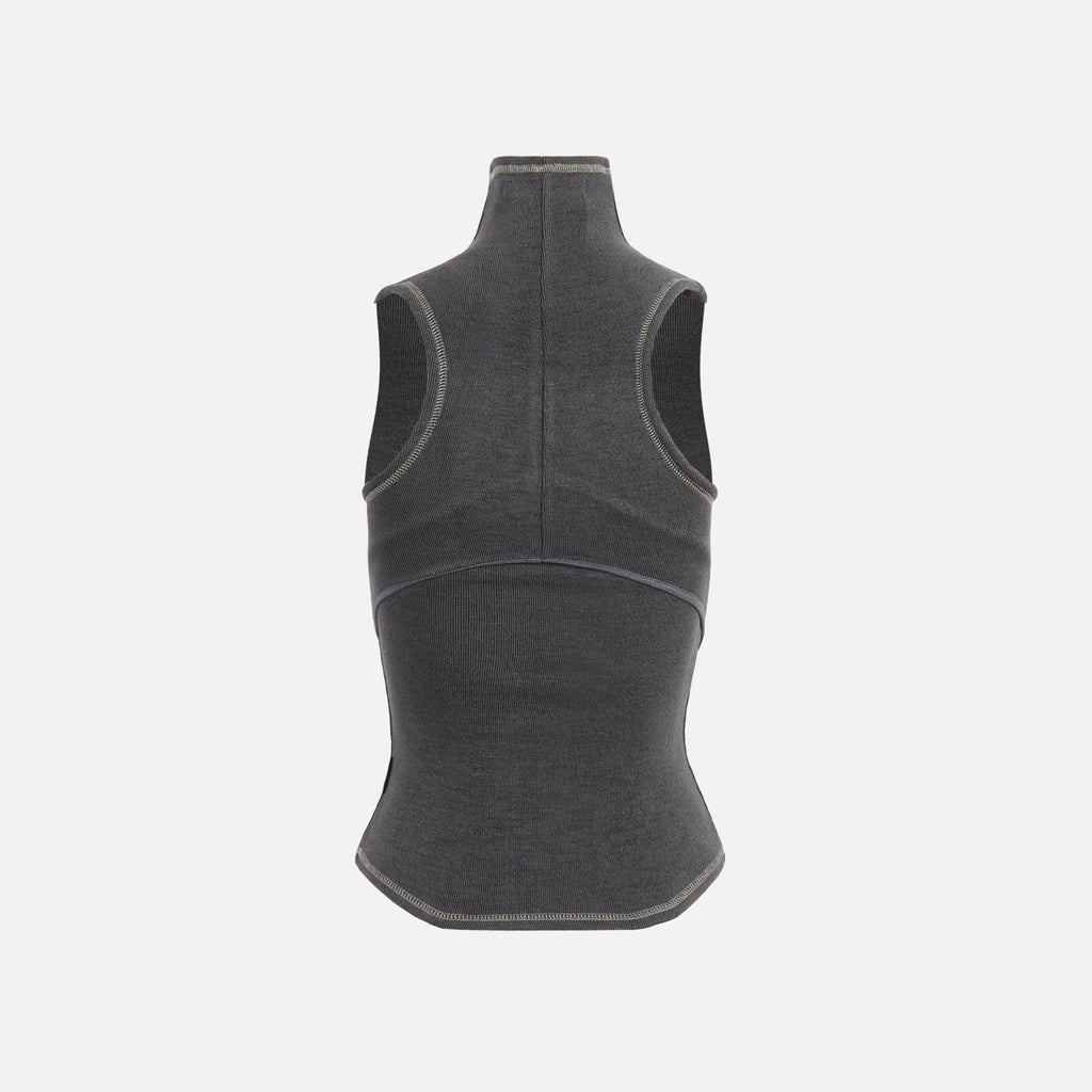 Hyein Seo Racerback Top - Dark Grey