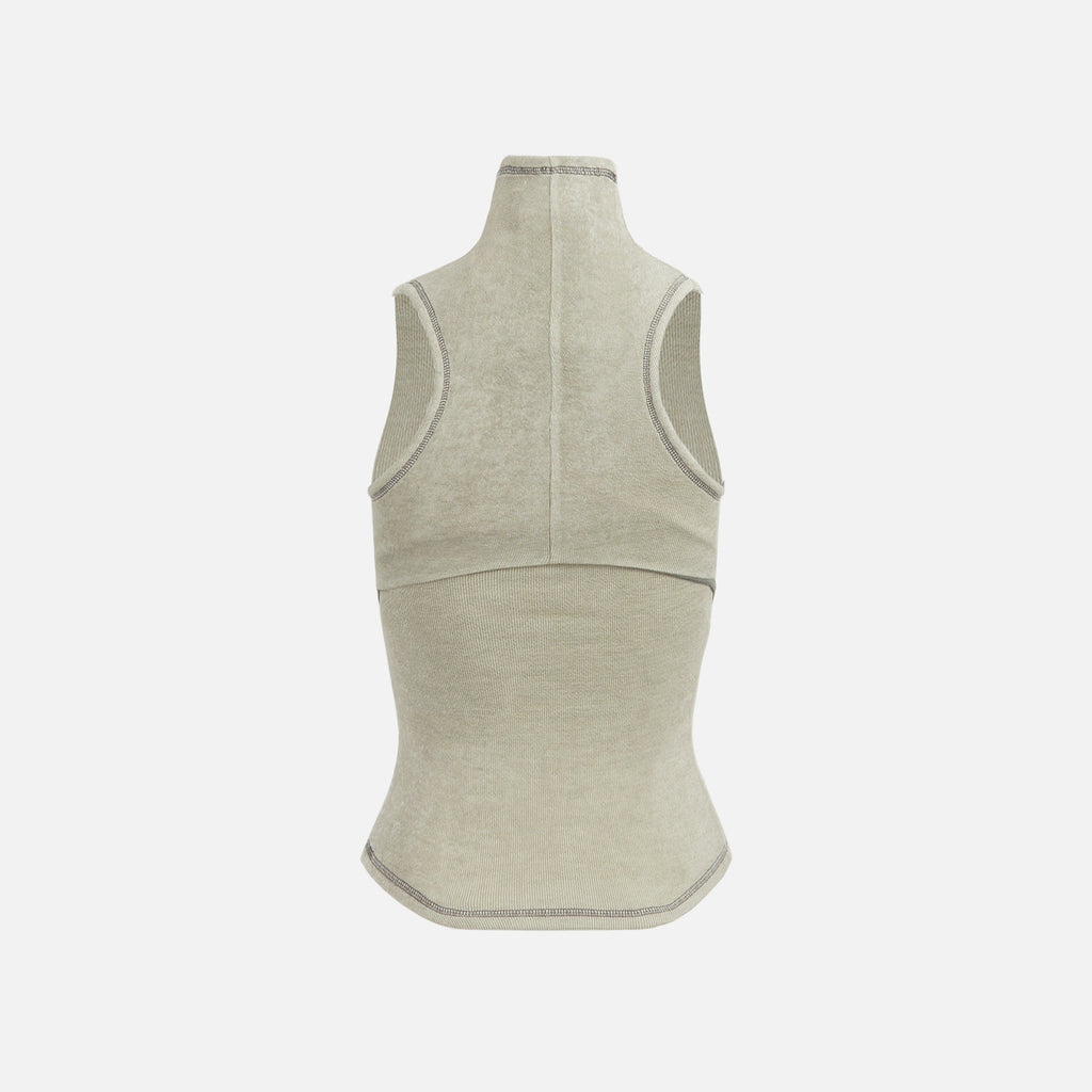 Hyein Seo Racerback Top - Warm Grey