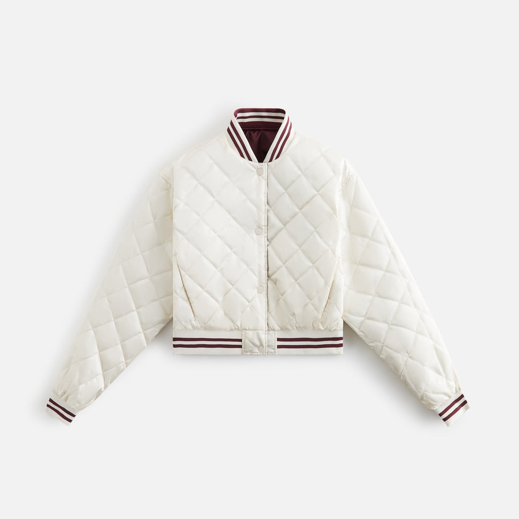Kith Women Landry II Cropped Satin Bomber - Essence