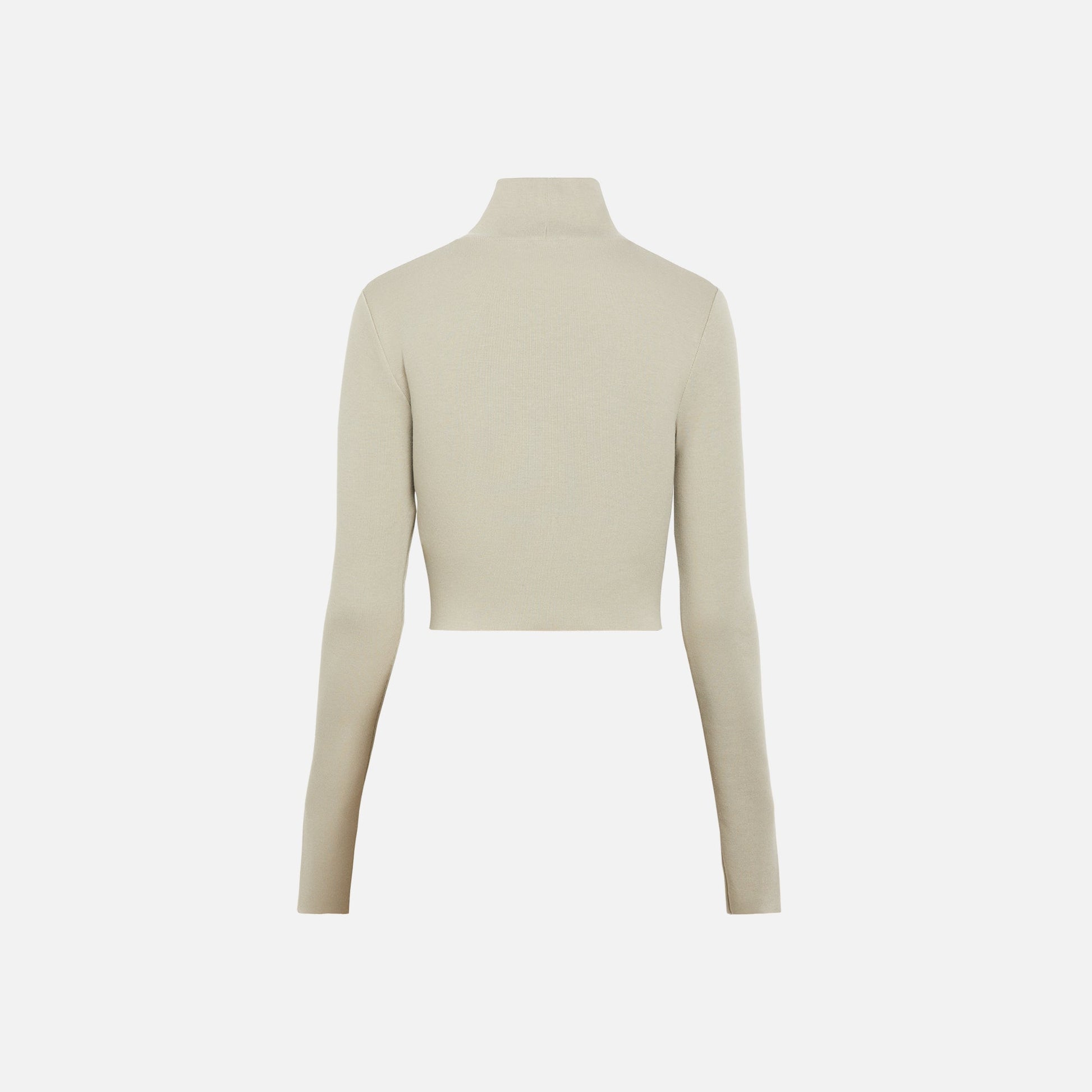 Kith Women Brier Cropped Baby Rib Turtleneck - Mistle