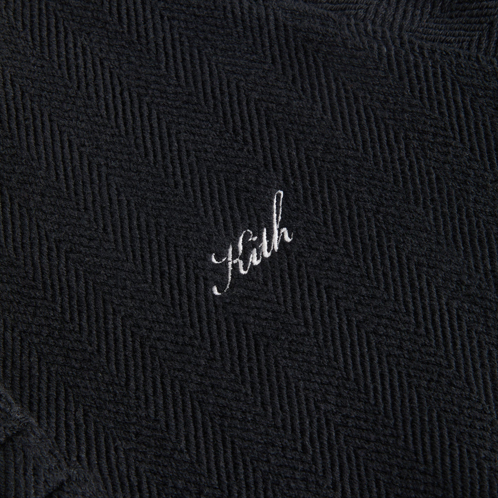 Kith Women Hillside Henley Hoodie - Black