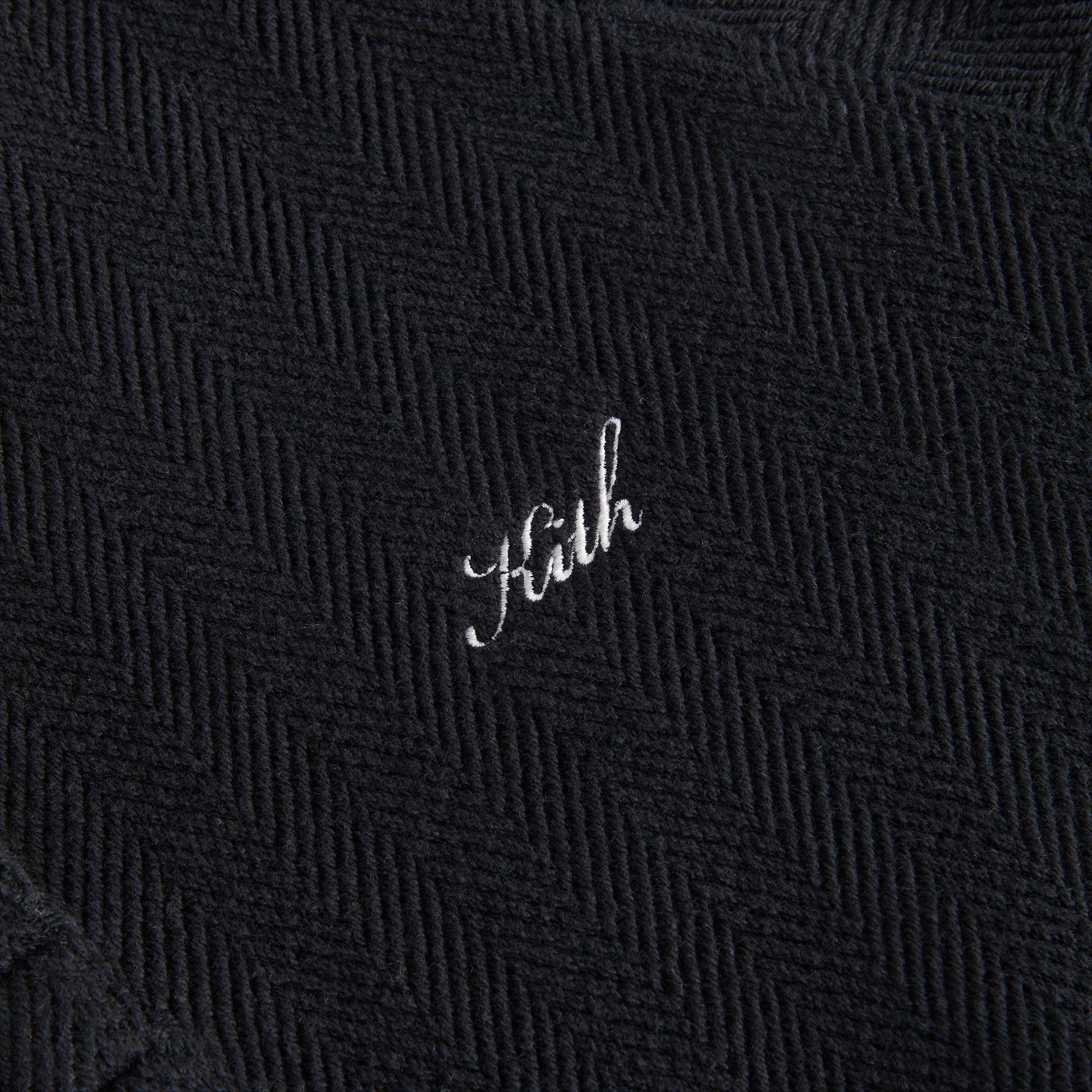 Kith Women Hillside Henley Hoodie - Black