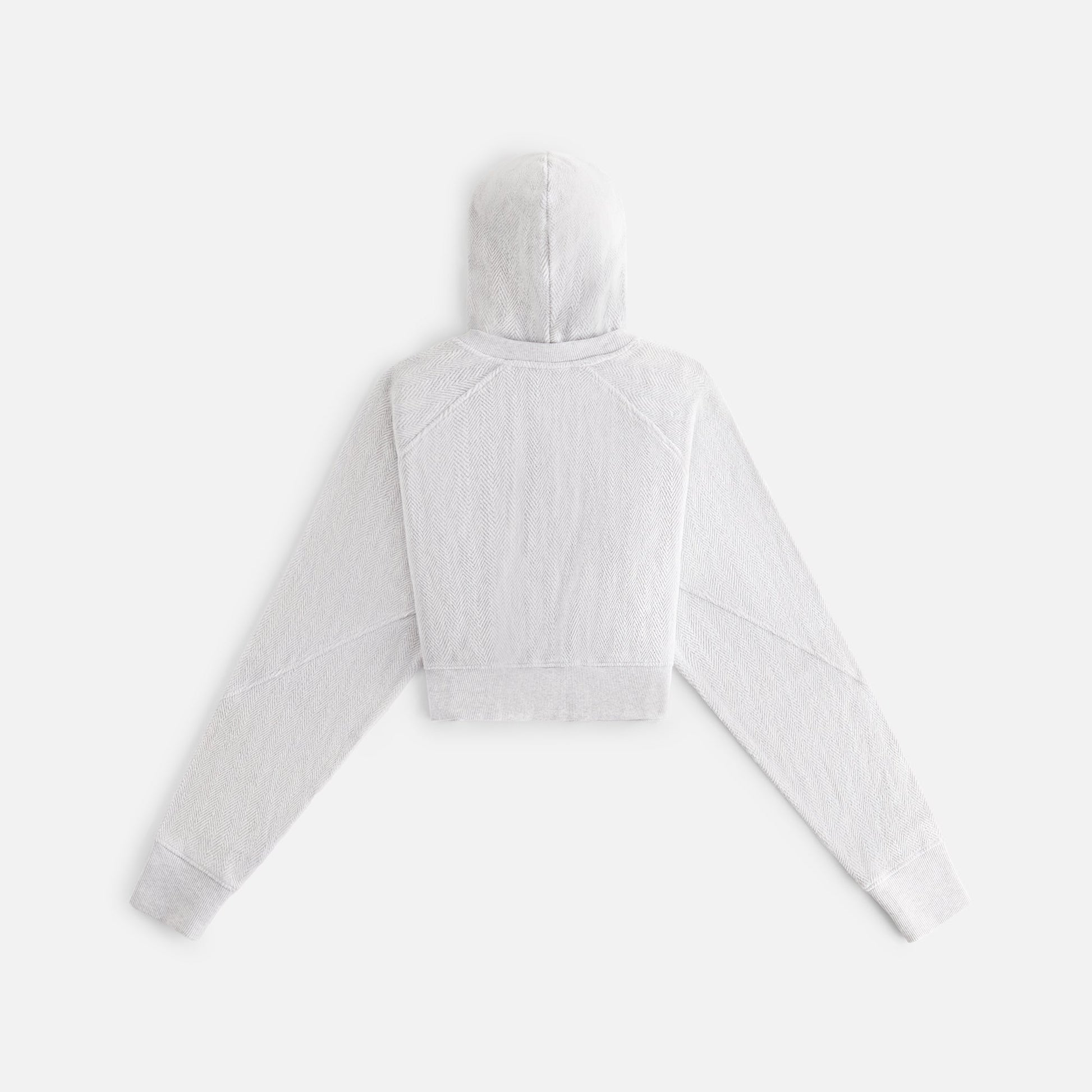 Kith Women Hillside Henley Hoodie - Light Heather Grey