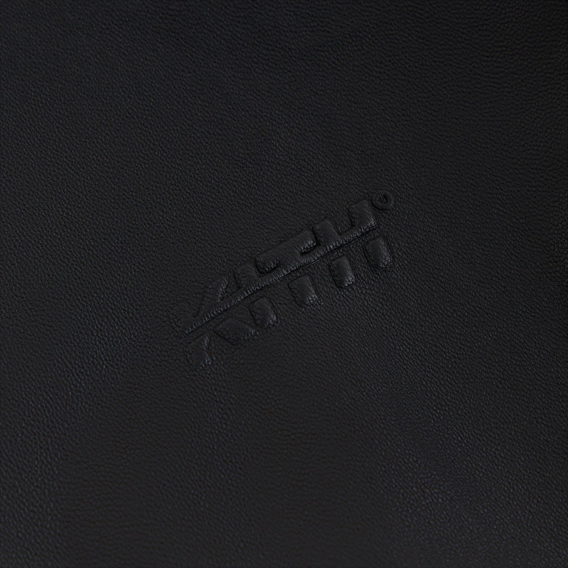 Kith Women Idra Stretch Leather Zip Up - Black