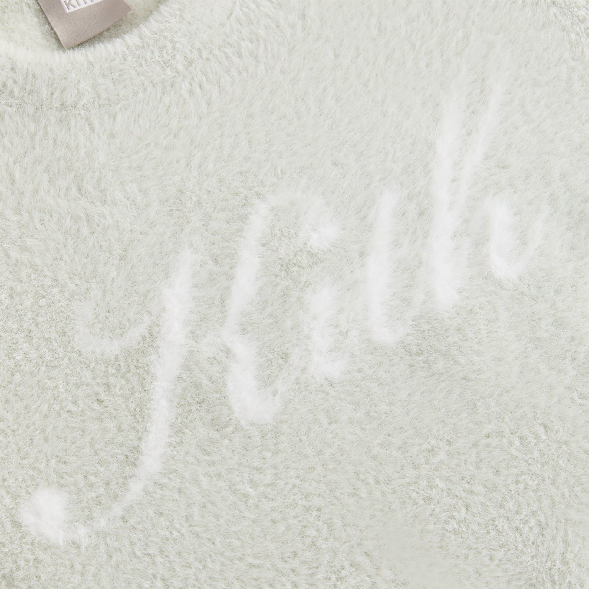 Kith Women Mica Mohair Logo Sweater - Pebble
