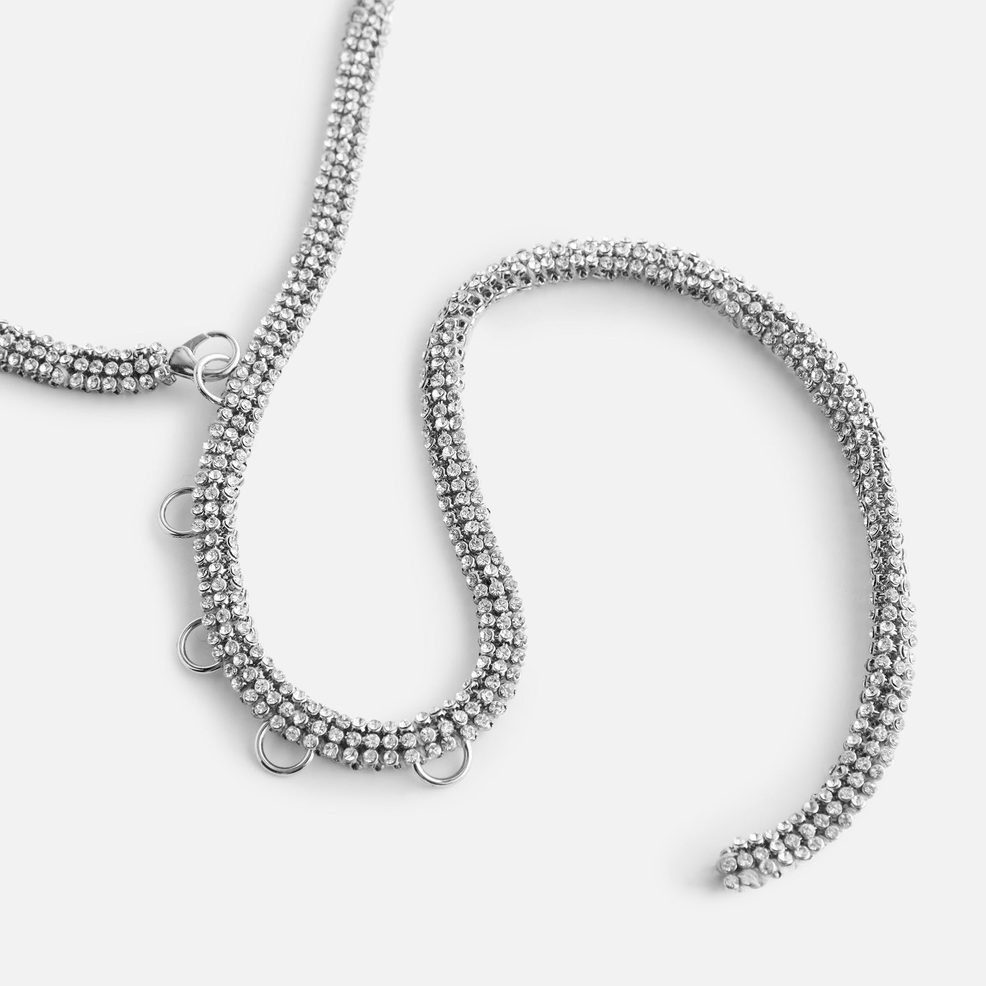 Kith Women Dana Chainmail Cowl Bra - Silver