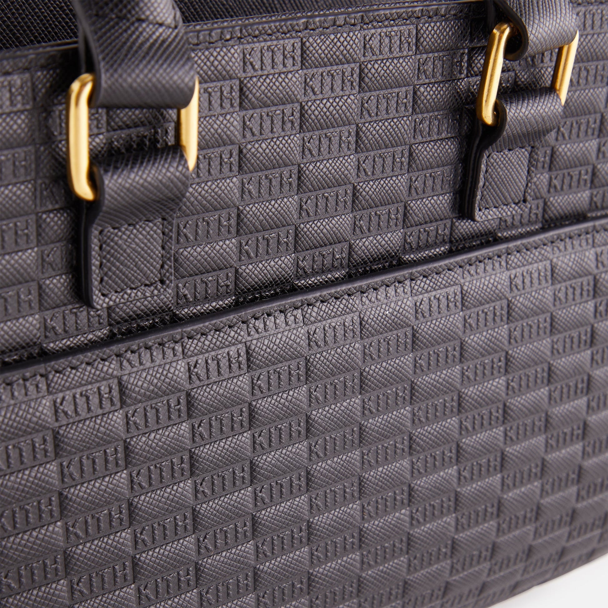Kith Women Monogram Mini Document Bag - Black
