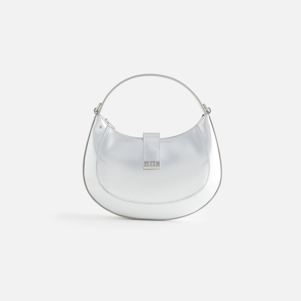 Kith Women Specchio Mini Crossbody Saddle Bag - Silver