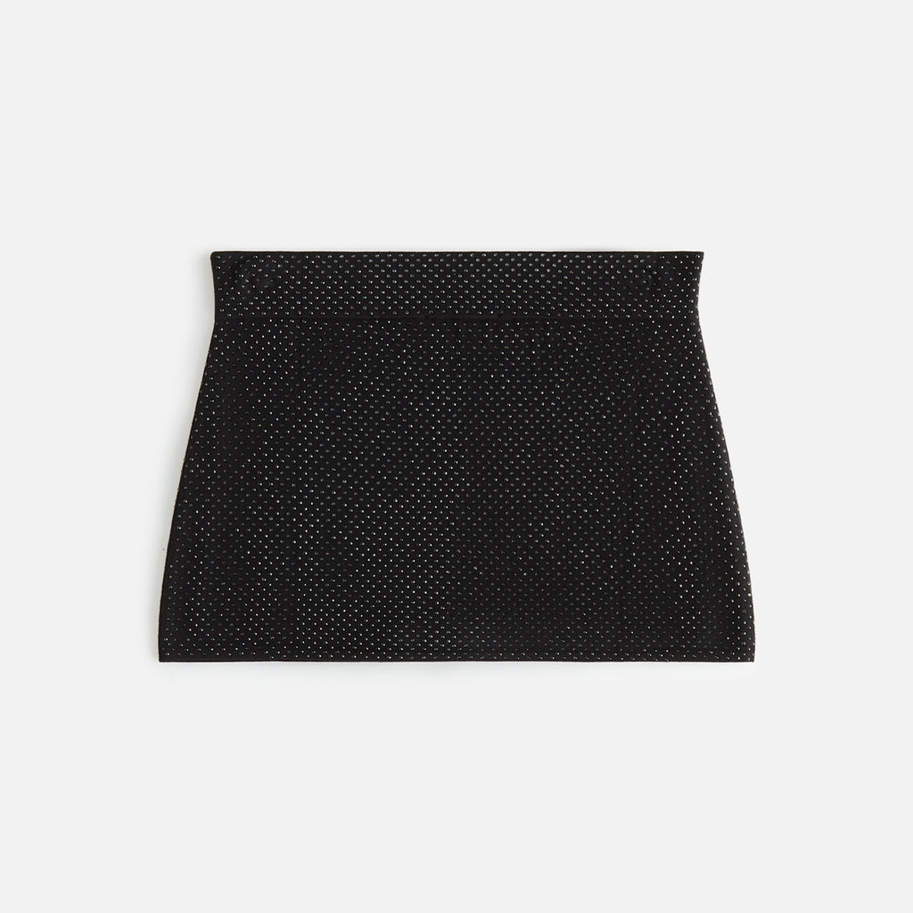 Kith Women Ember Studded Knit Mini Skirt - Black