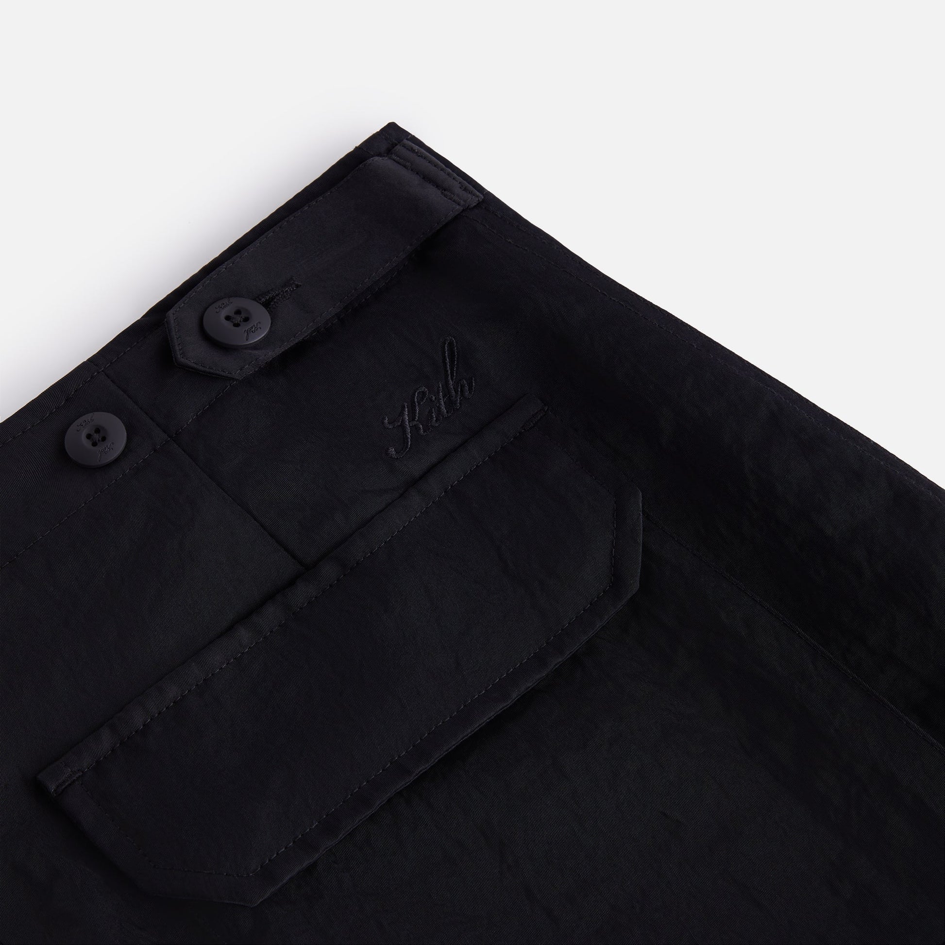 Kith Women Allyn Nylon Mid Rise Cargo - Black