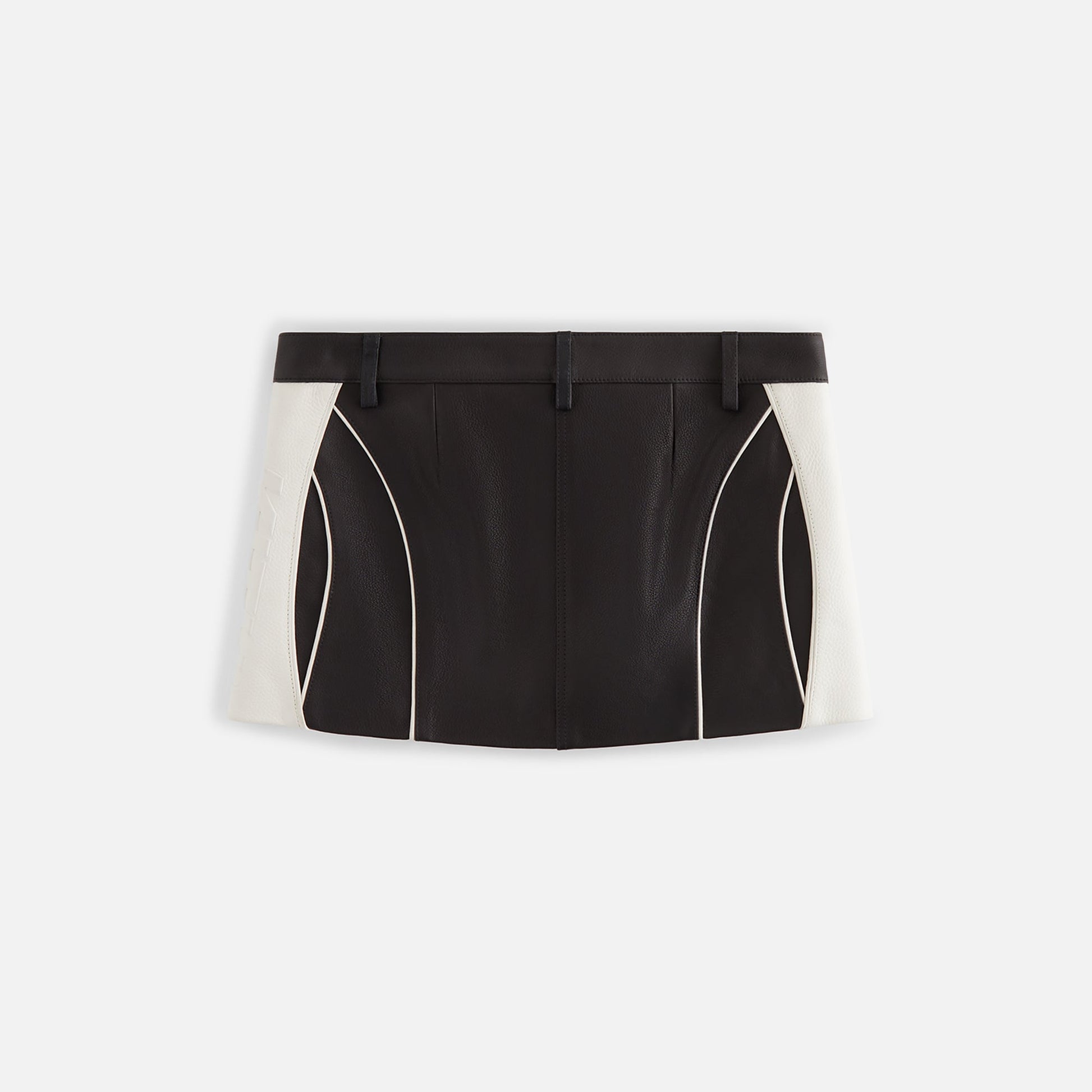 Kith Women Ren Leather Mini Skirt - Black