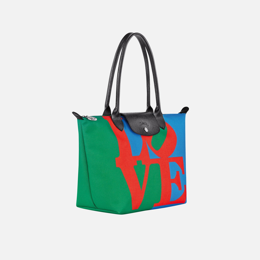 Longchamp x Robert Indiana Tote Bag - Red
