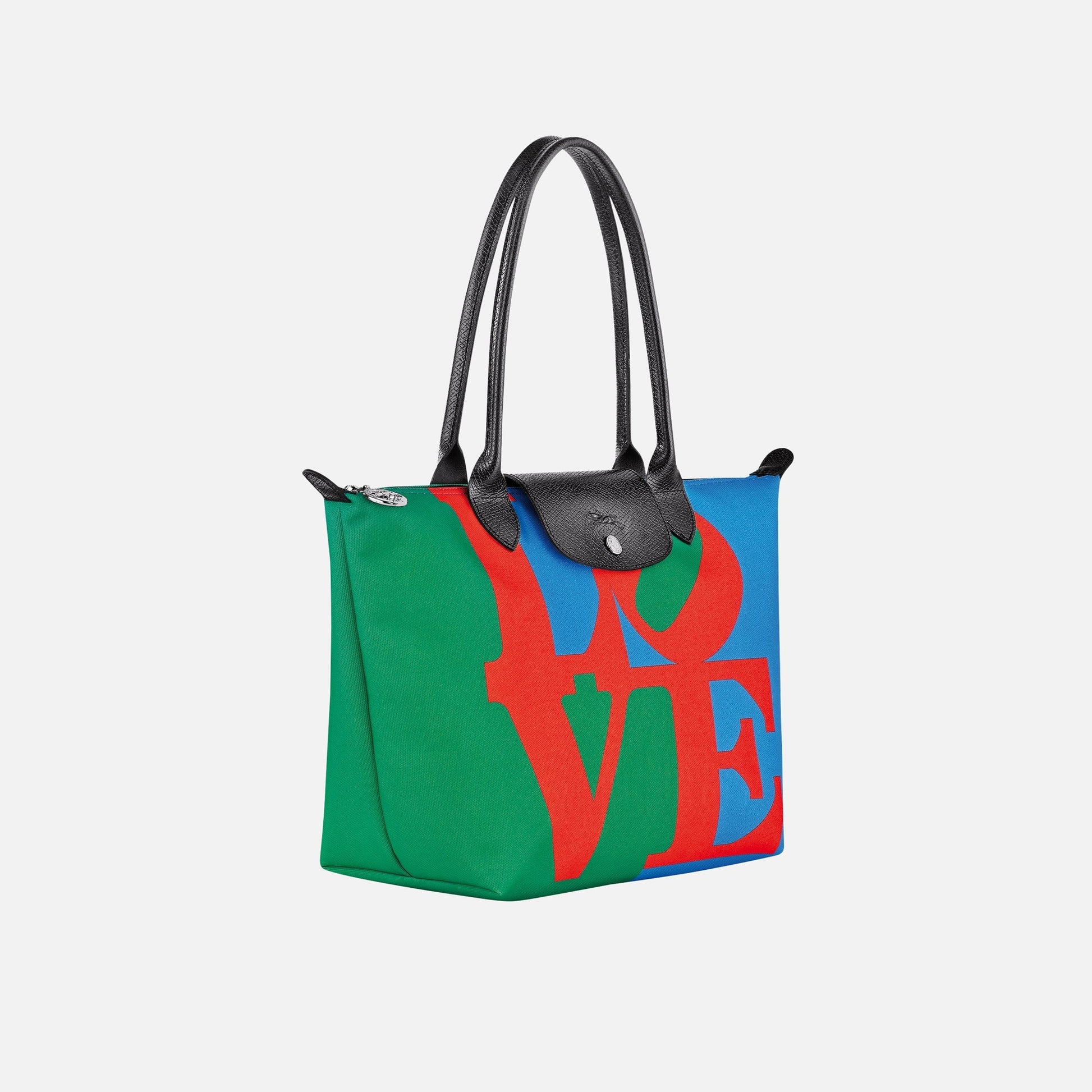 Longchamp x Robert Indiana Tote Bag - Red