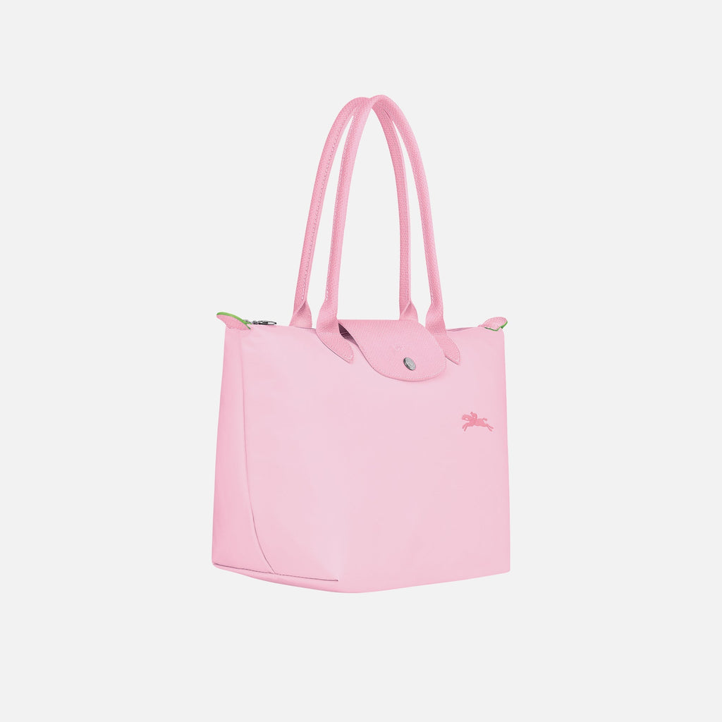 Longchamp Le Pliage Green Small Shoulder Tote - Pink