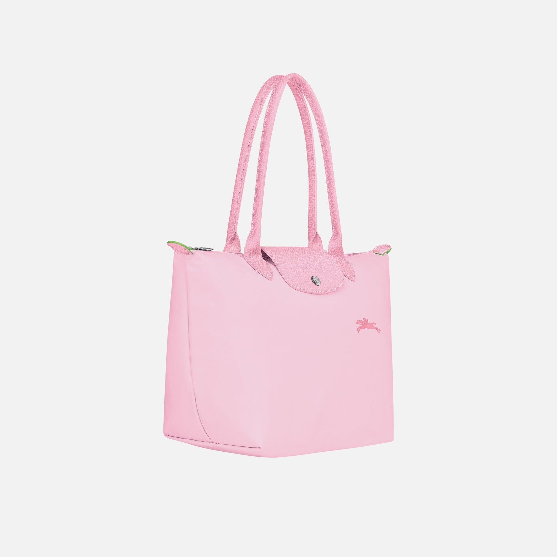 Longchamp Le Pliage Green Small Shoulder Tote - Pink