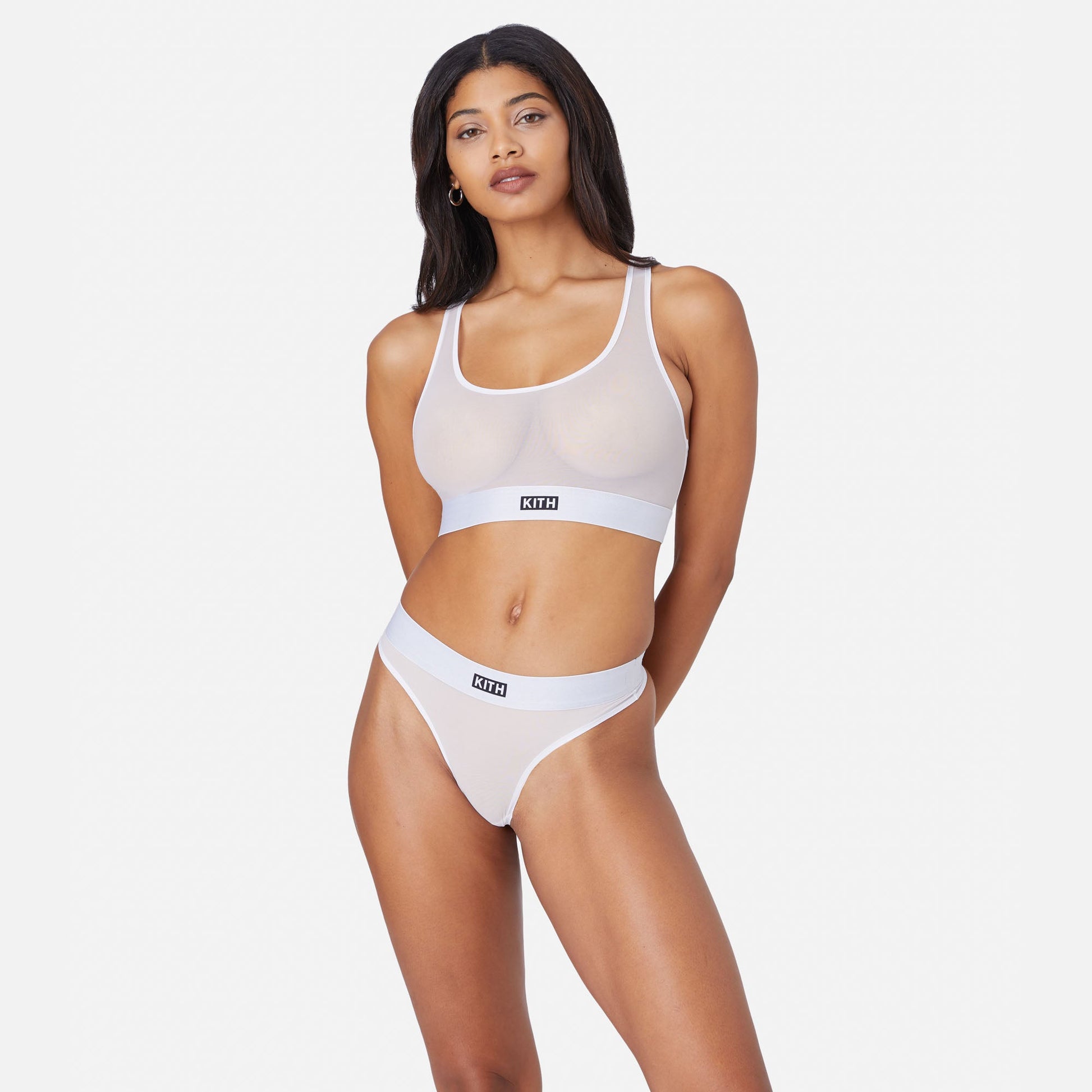 Kith Women for Calvin Klein Mesh Racerback - White