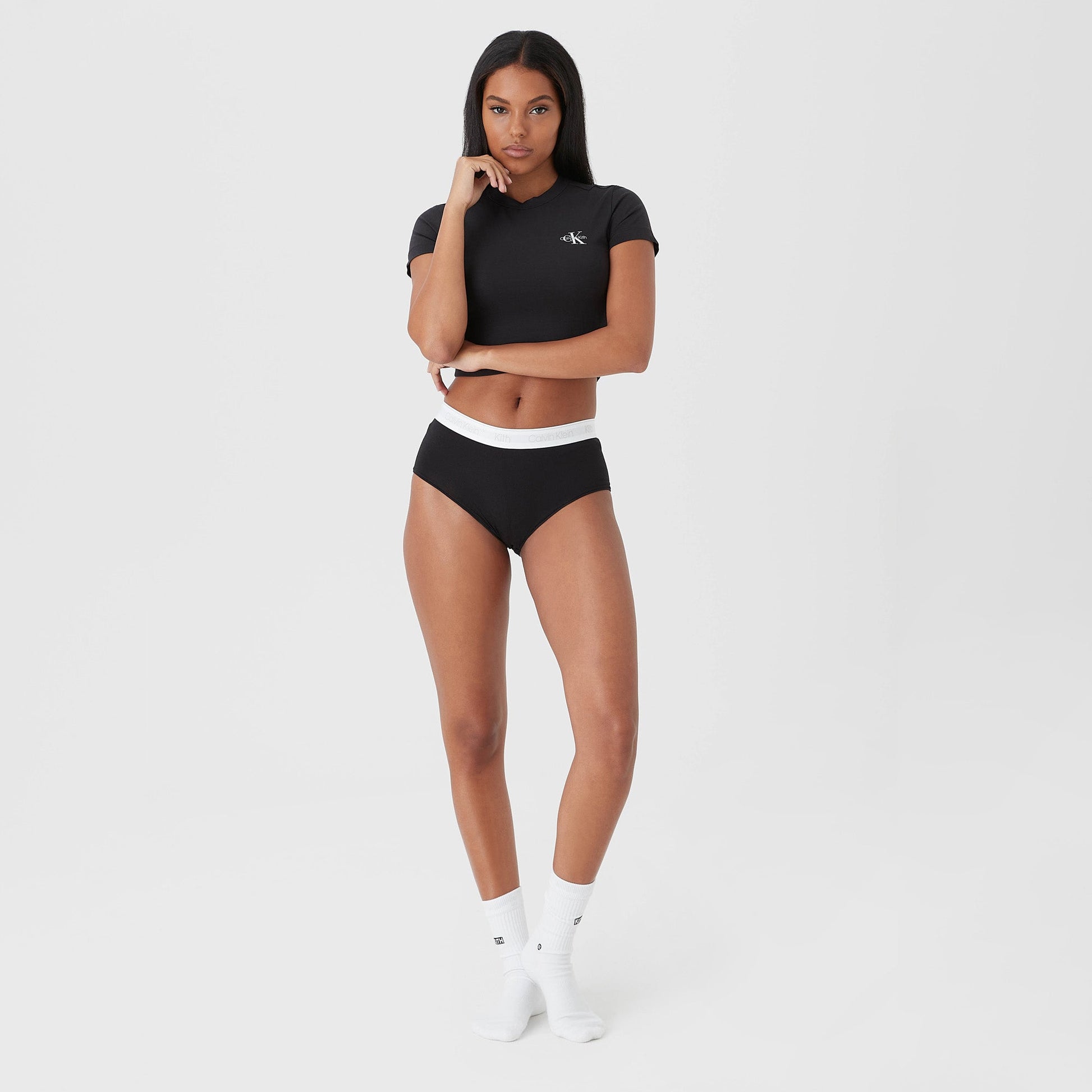 Kith Women for Calvin Klein Seasonal Boyshort - Black