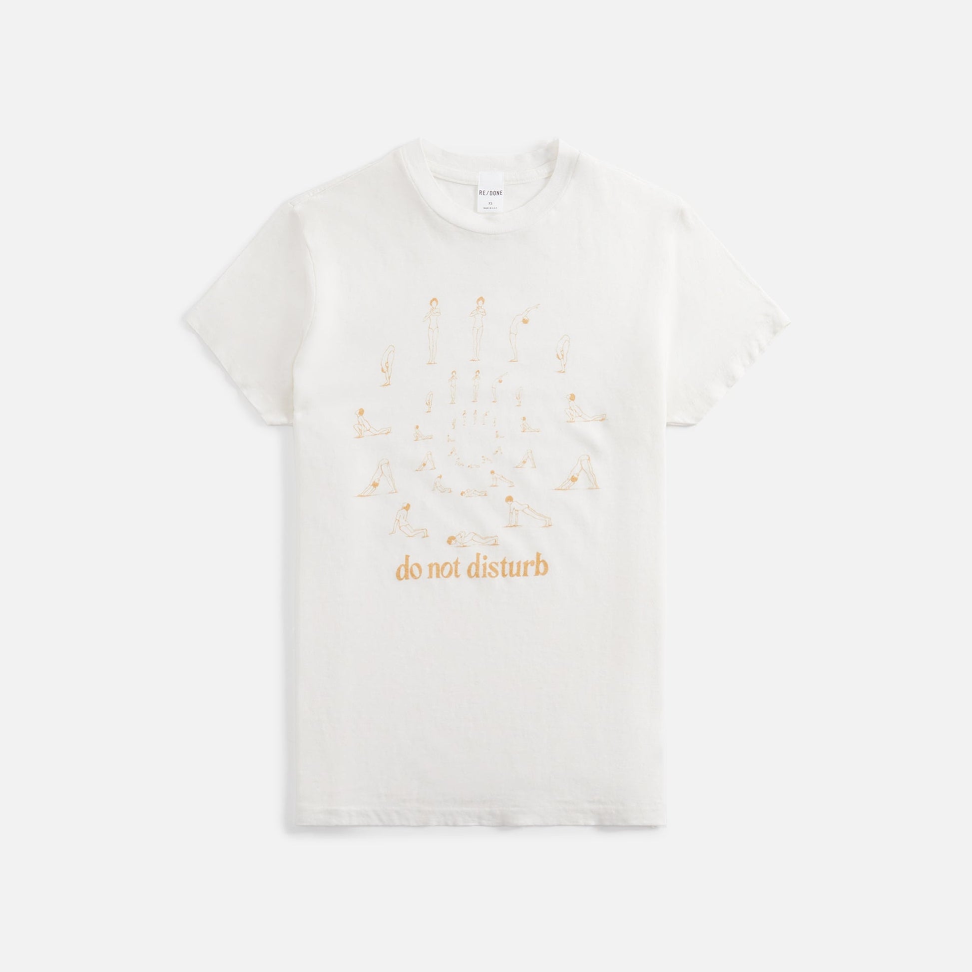 ReDone Do Not Disturb Tee - Vintage White