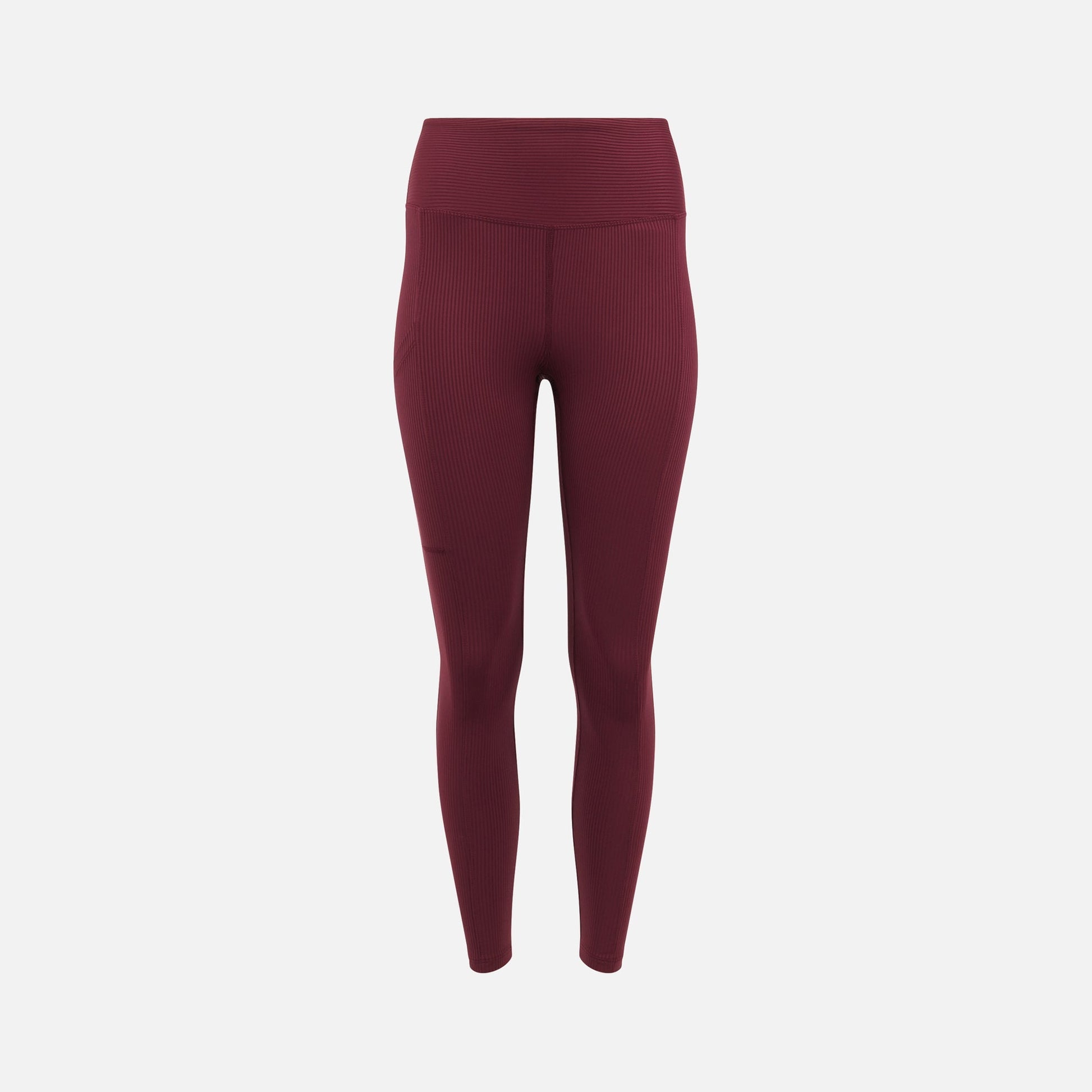 Year of Ours Ribbed Pocket Legging - Dark Cherry