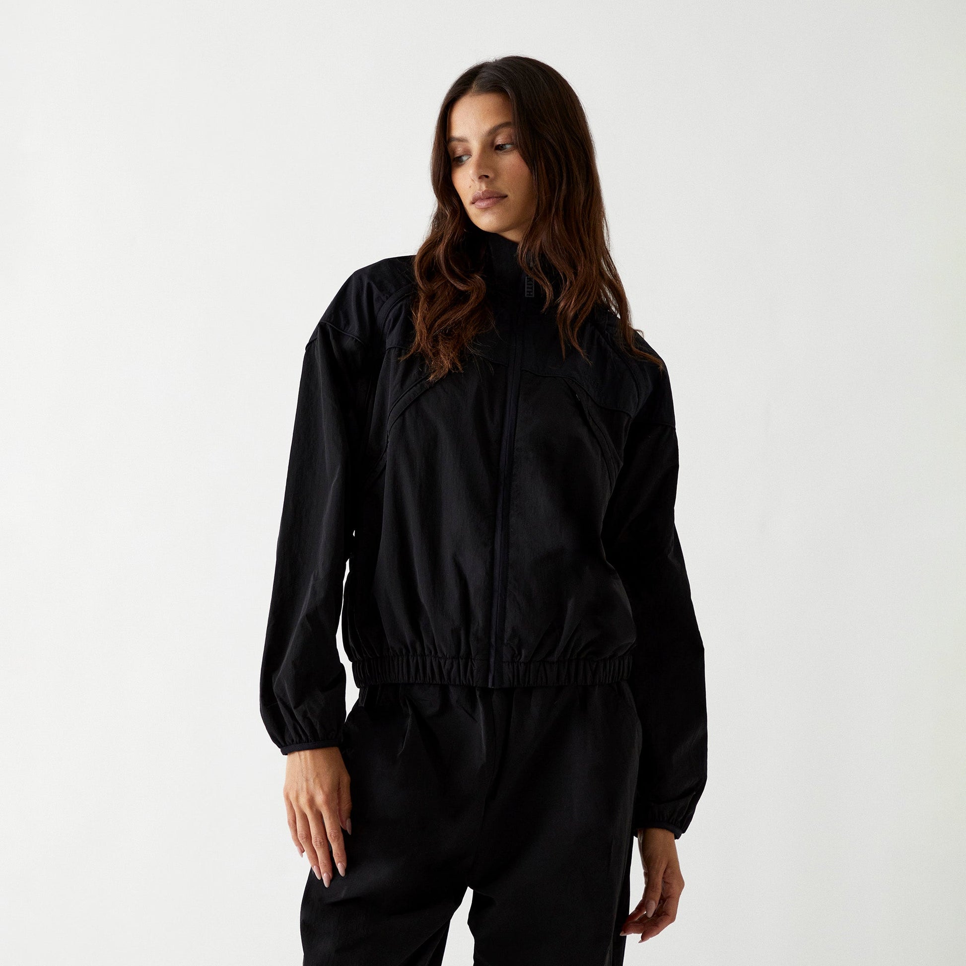 Kith Women Alva Convertible Nylon Track Jacket - Meteoroid