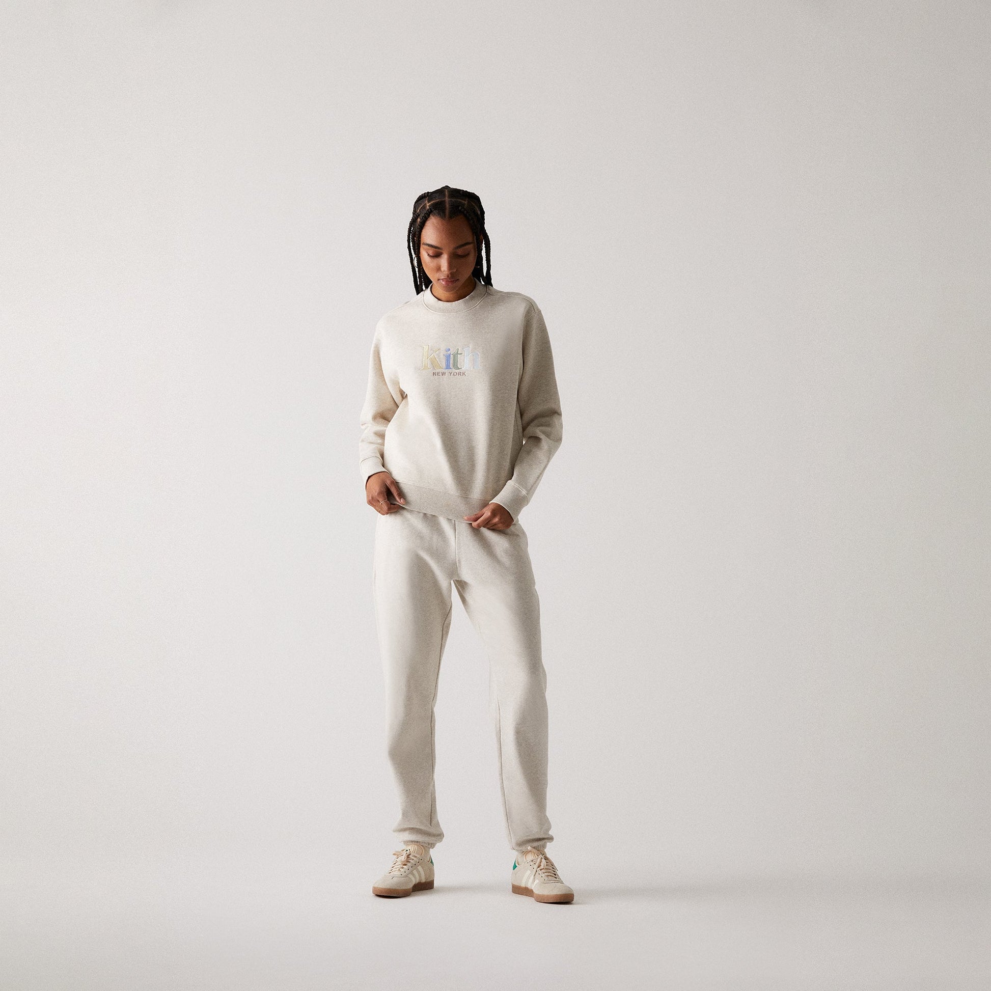 Kith Women Asher New York Crewneck - Sandy Heather