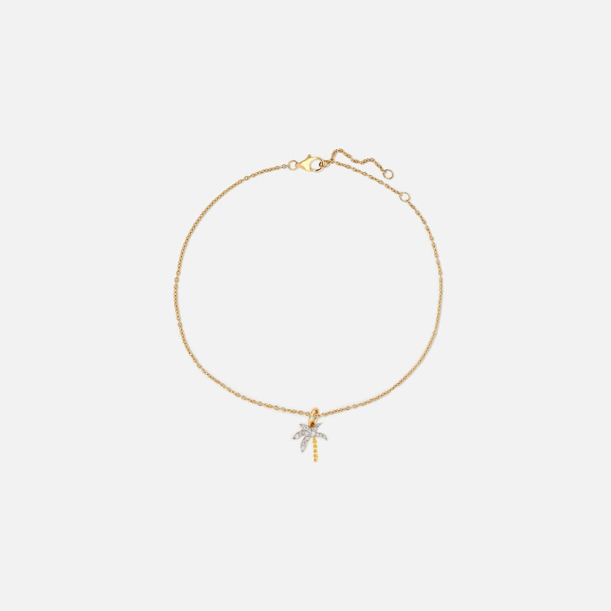 Yvonne Leon Cheville Palmier Bracelet - Yellow Gold
