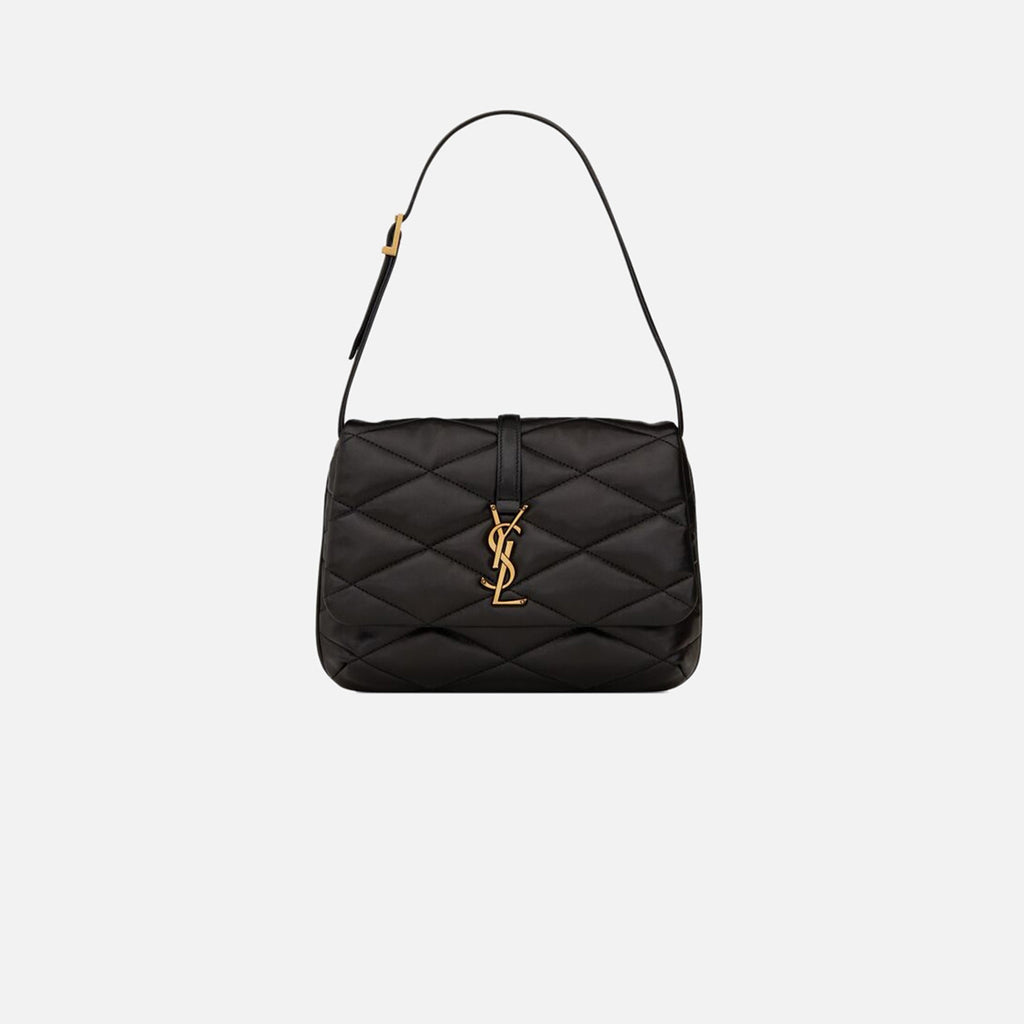 Saint Laurent YSL Matelasse Shoulder Bag - Black