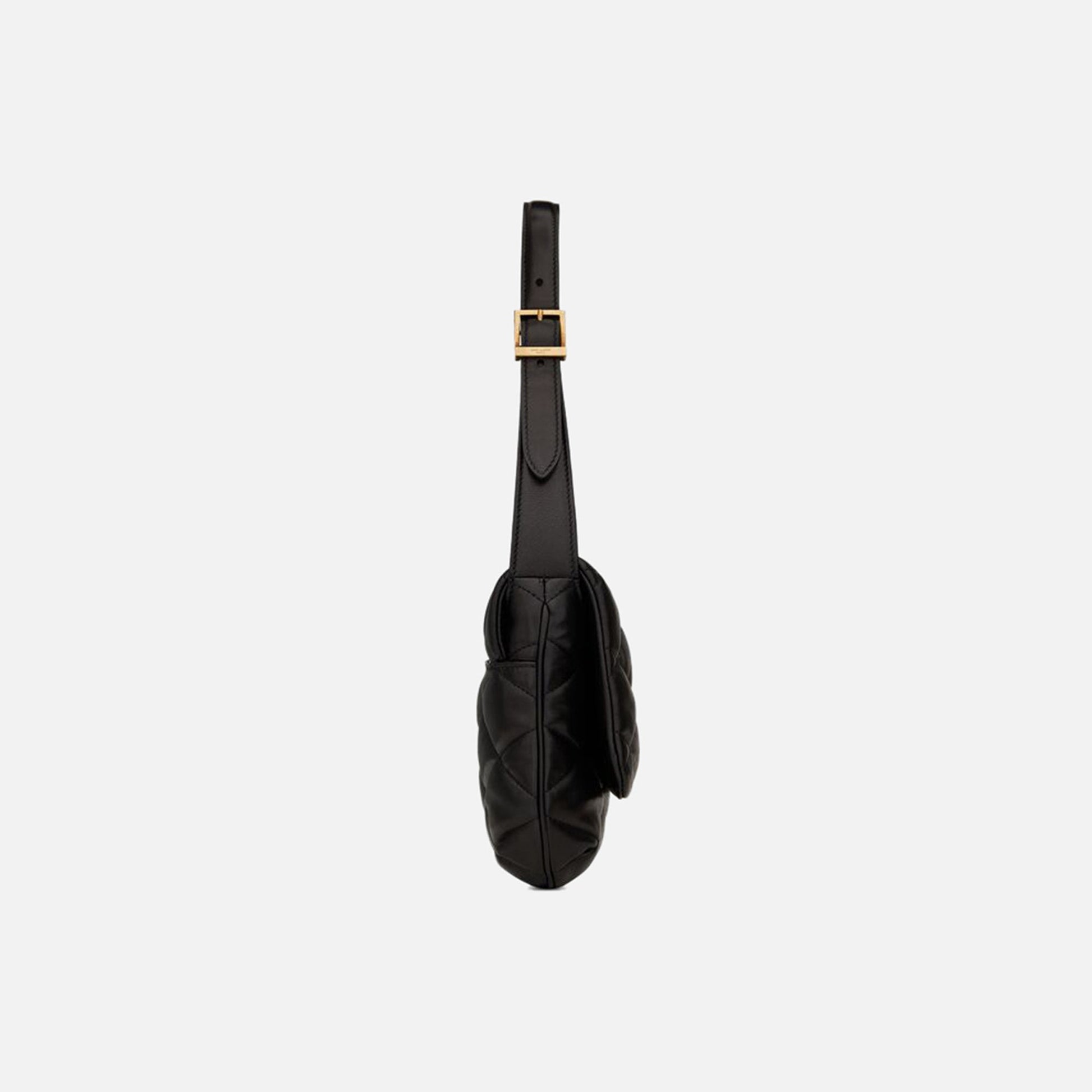 Saint Laurent YSL Matelasse Shoulder Bag - Black