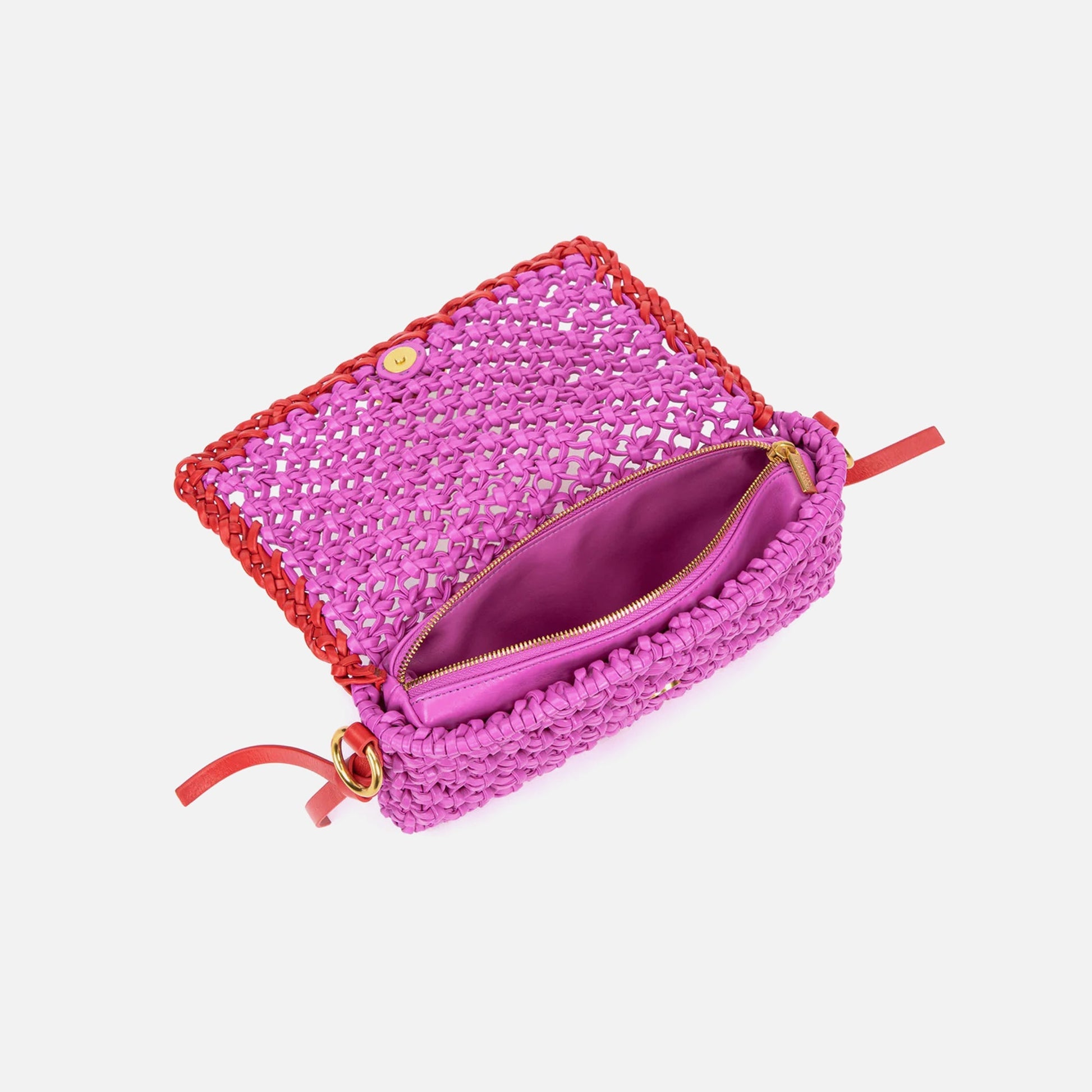 Brandon Blackwood Knitted Nia Bag - Pink
