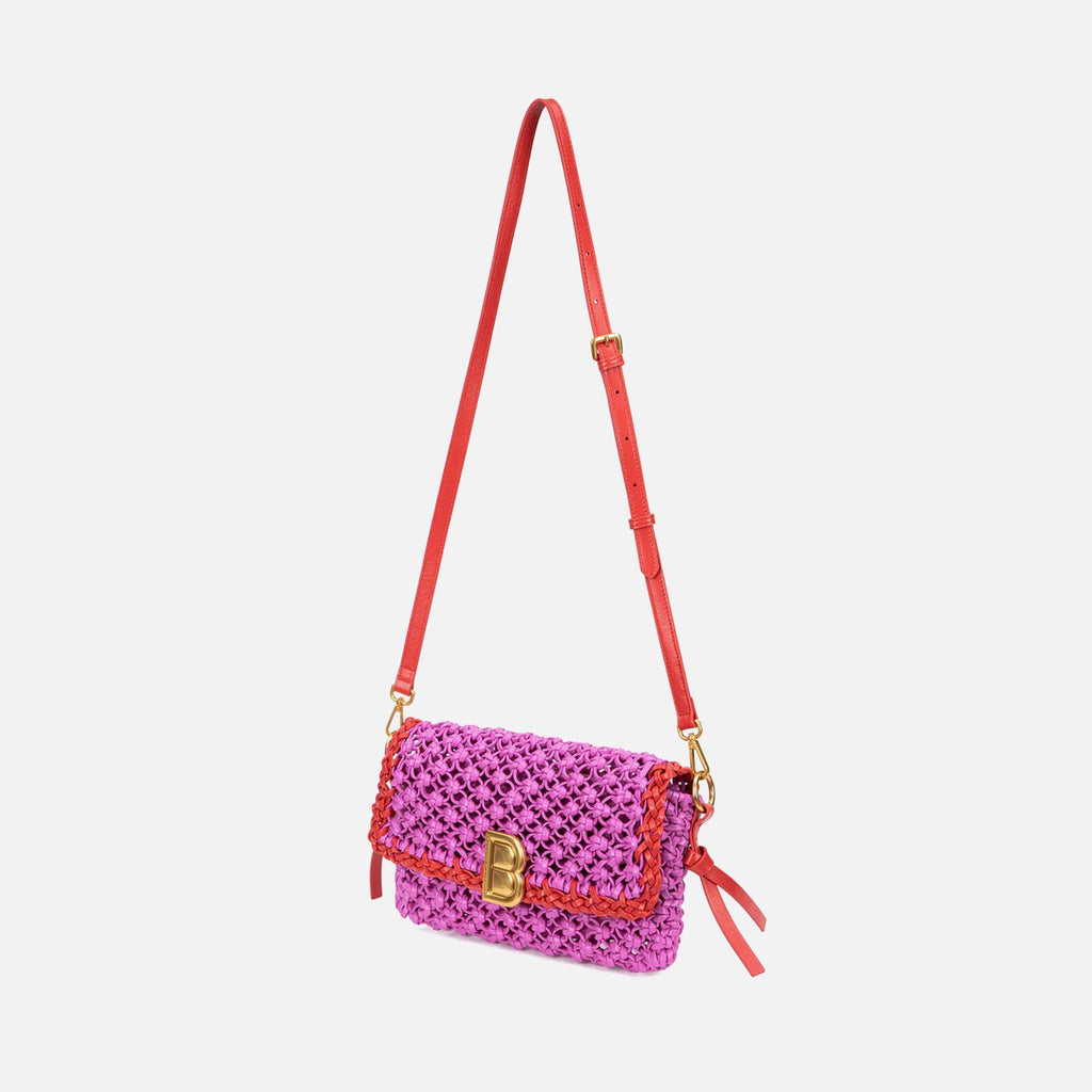 Brandon Blackwood Knitted Nia Bag - Pink